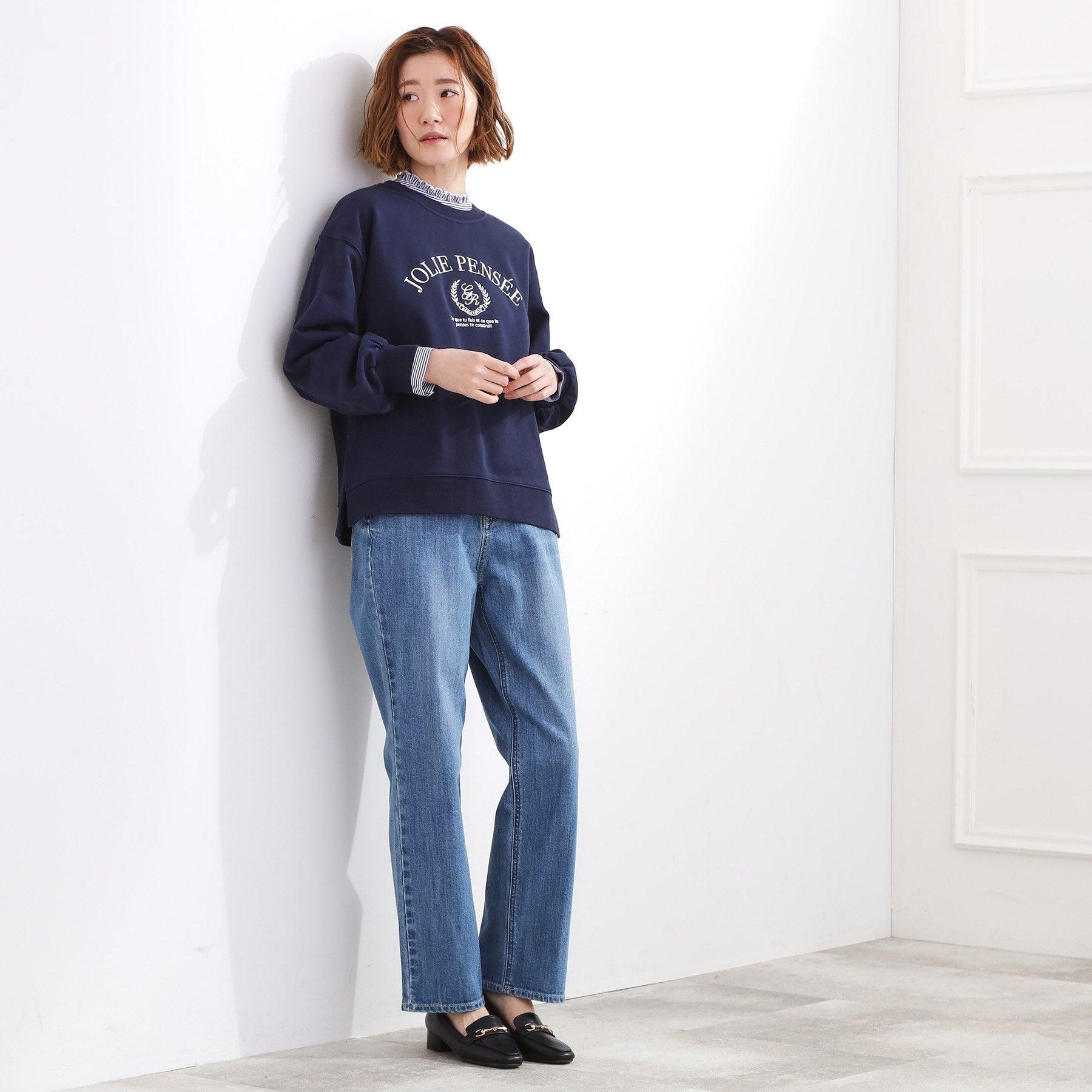 グローブ grove 刺繍ロゴ裏毛スウェットプルオーバー （グレー(012)） グレー(012)