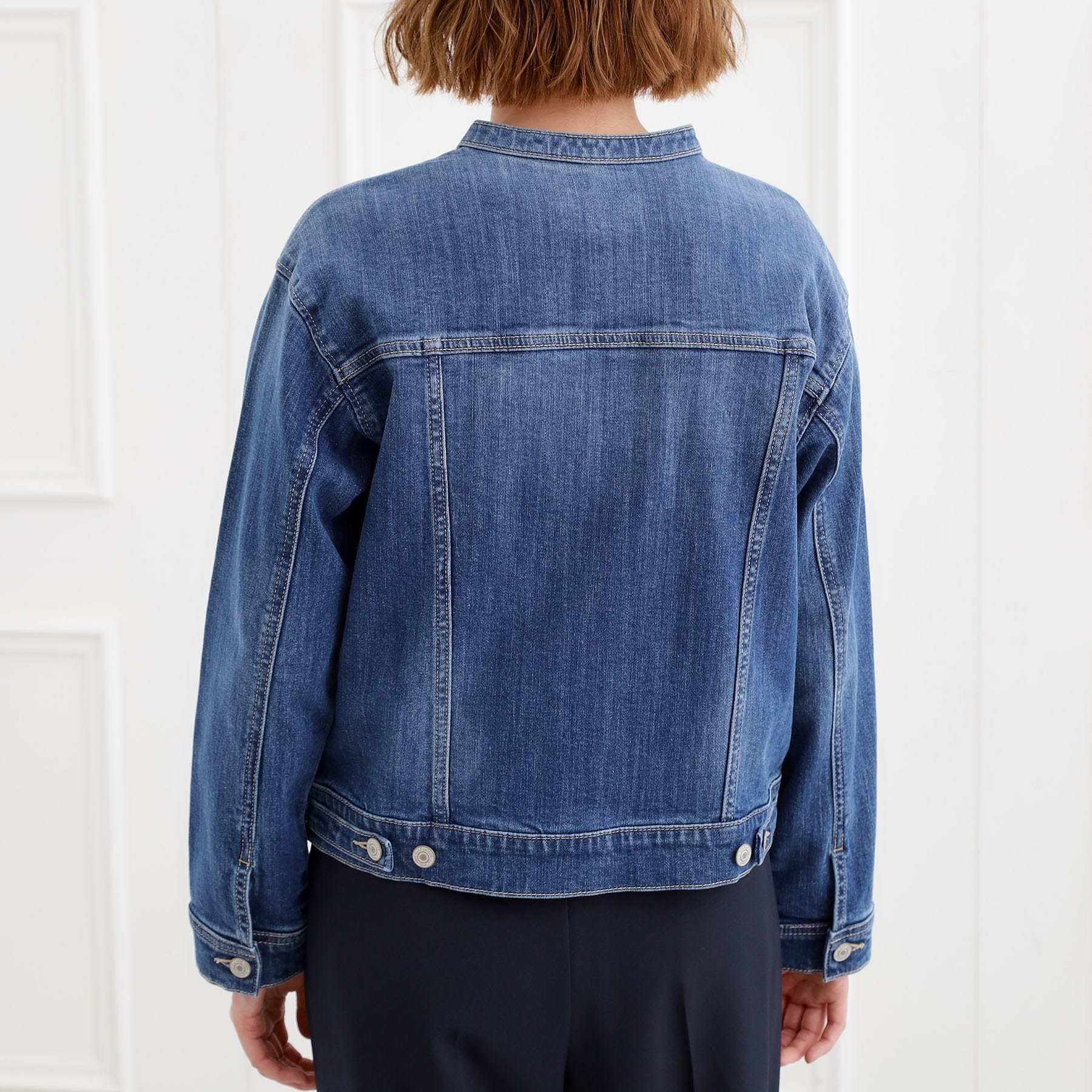 グローブ grove ライトオンスストレッチデニムジャケット （ネイビー(094)） ネイビー(094)