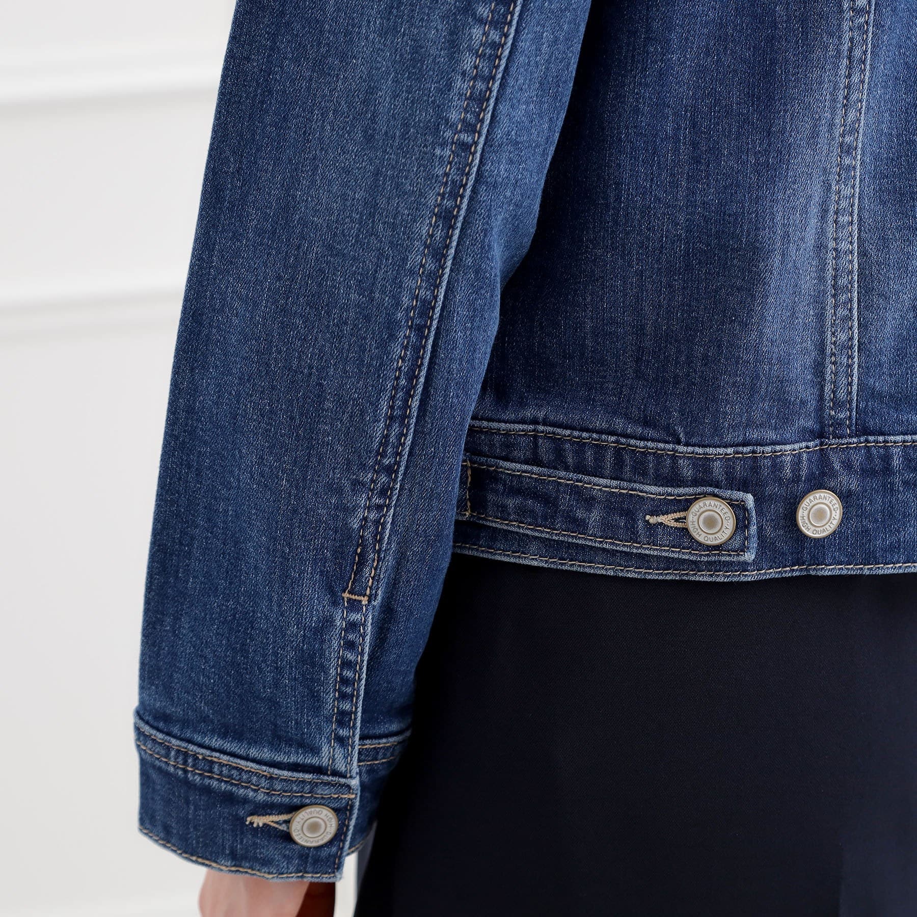 グローブ grove ライトオンスストレッチデニムジャケット （ネイビー(094)） ネイビー(094)