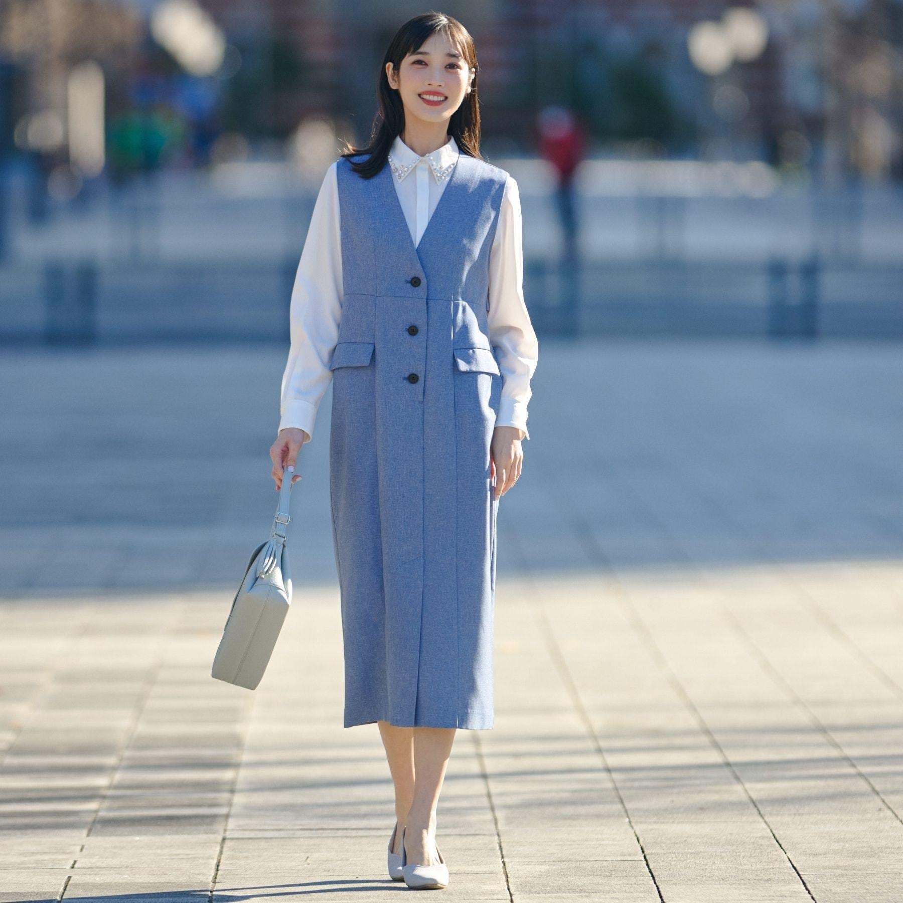 グローブ grove ビジューカラー とろみシャツ （オフホワイト(003)） オフホワイト(003)