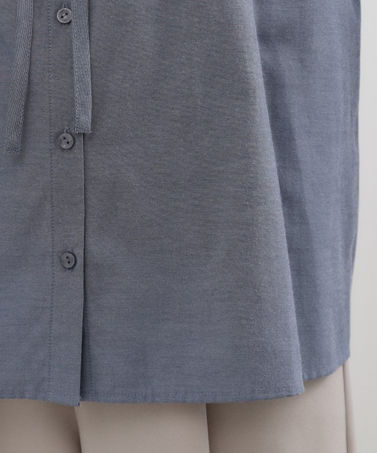グローブ grove フリルカラーリボンブラウス （ネイビー(094)） ネイビー(094)