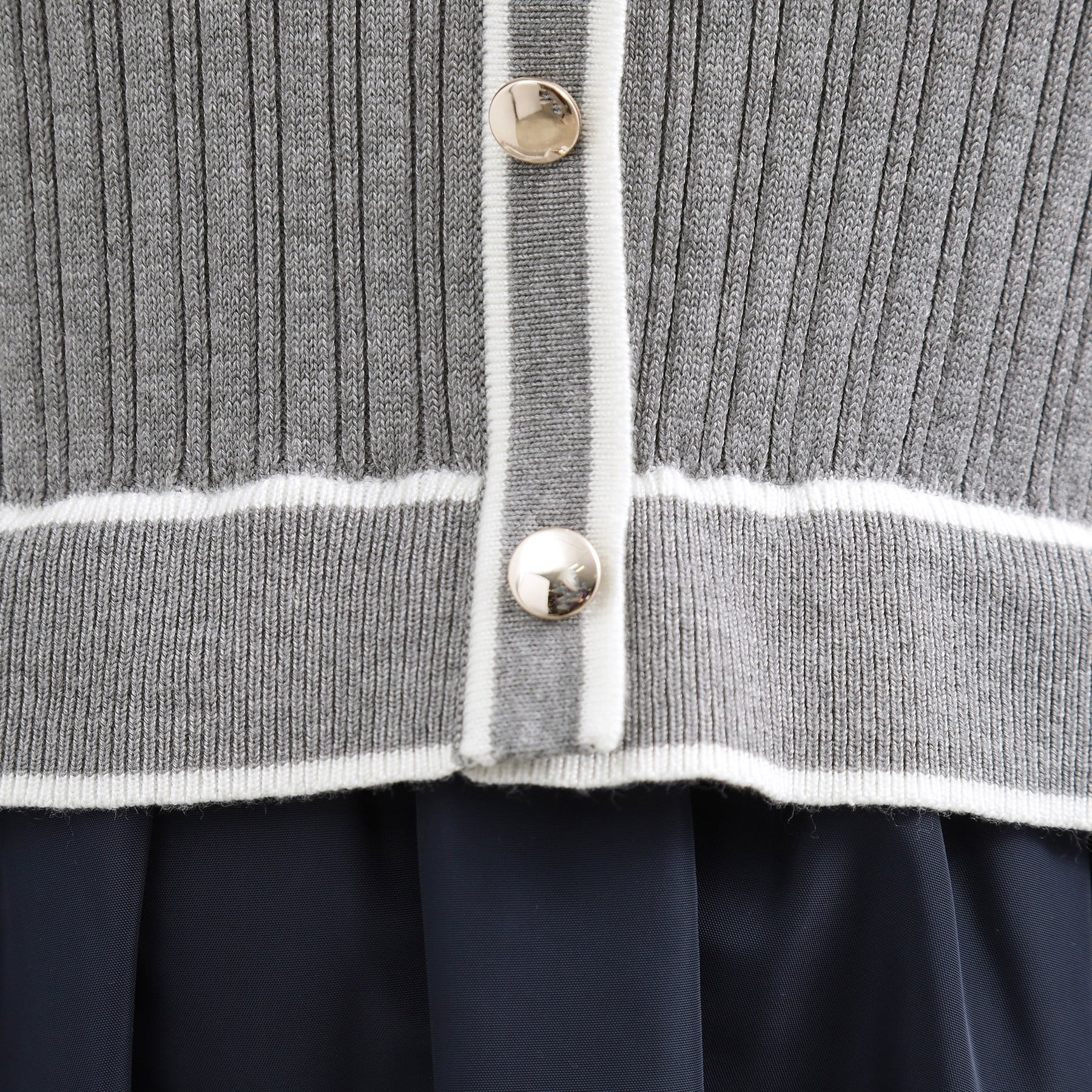 グローブ grove マルチボーダーアソートドッキングワンピース （オフホワイト(003)） オフホワイト(003)