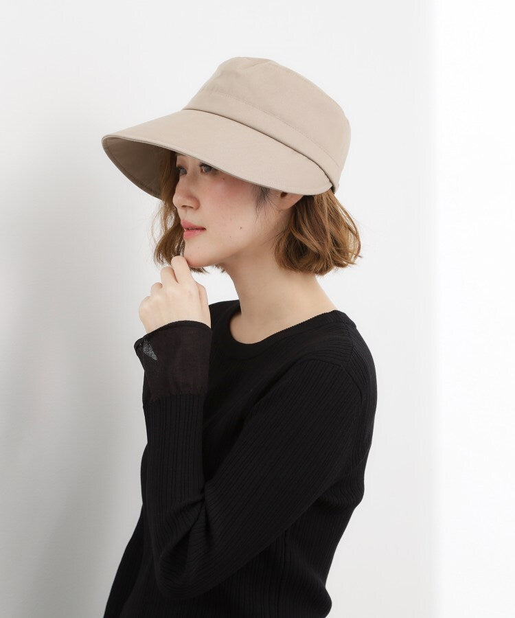 グローブ grove 【遮熱・遮光】ワイドブリムハット （ブラック(019)） ブラック(019)