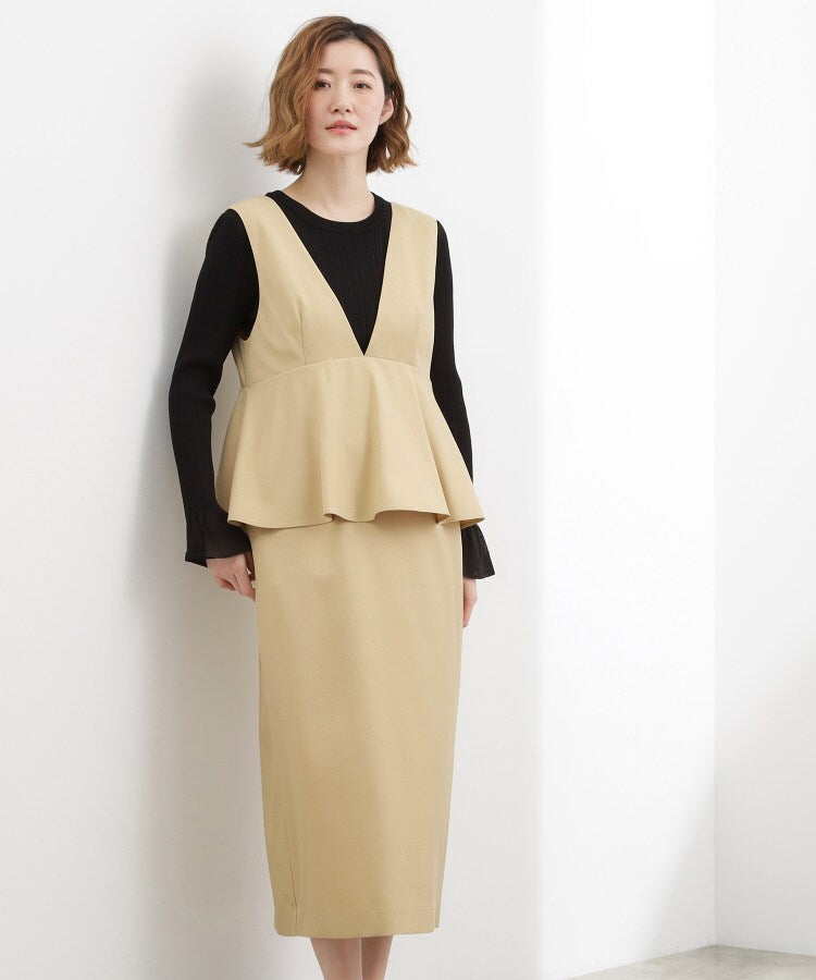 グローブ grove ペプラムドッキングジャンドレ （イエロー(032)） イエロー(032)