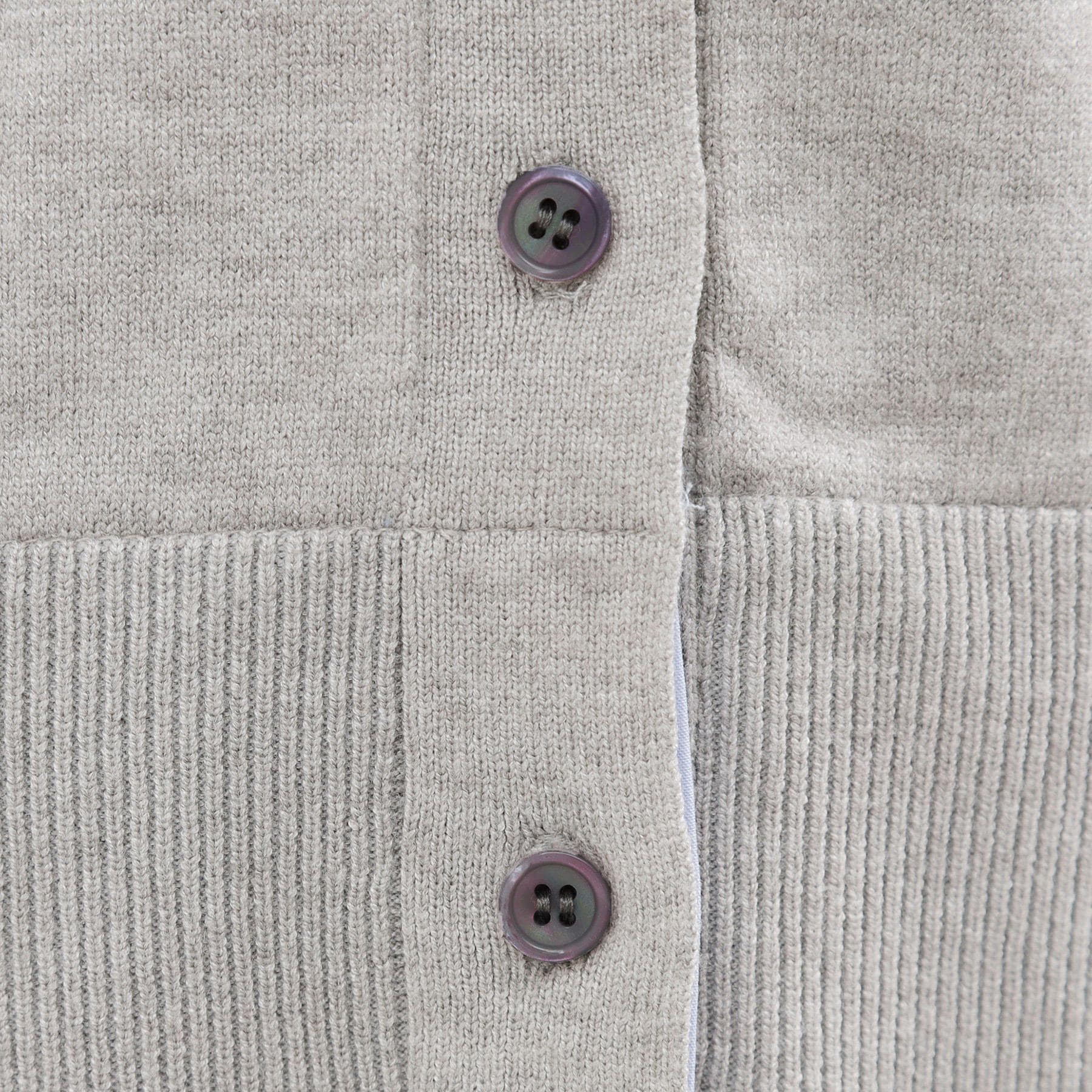 グローブ grove シャツドッキング ニットカーディガン （グレー(012)） グレー(012)