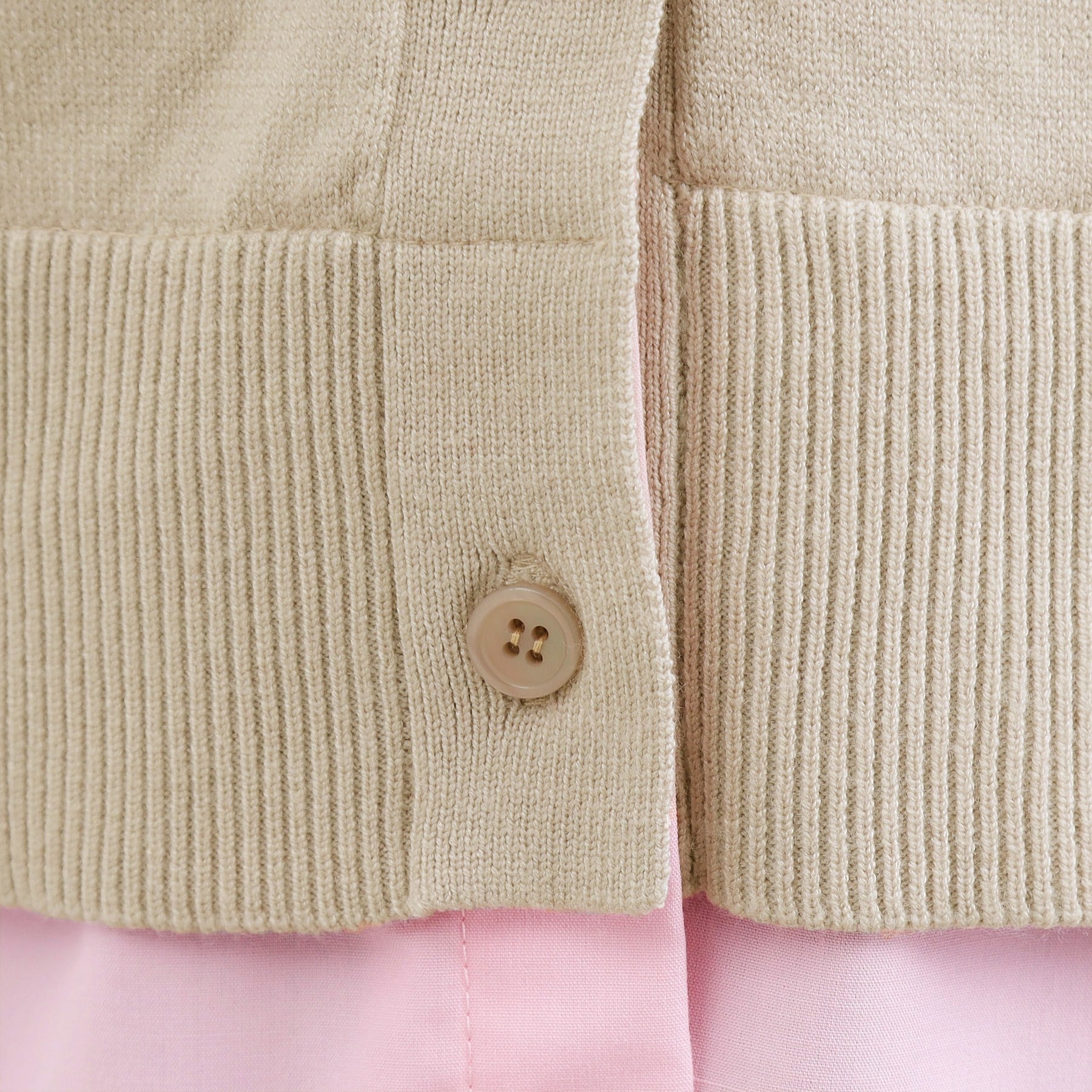 グローブ grove シャツドッキング ニットカーディガン （グレー(012)） グレー(012)