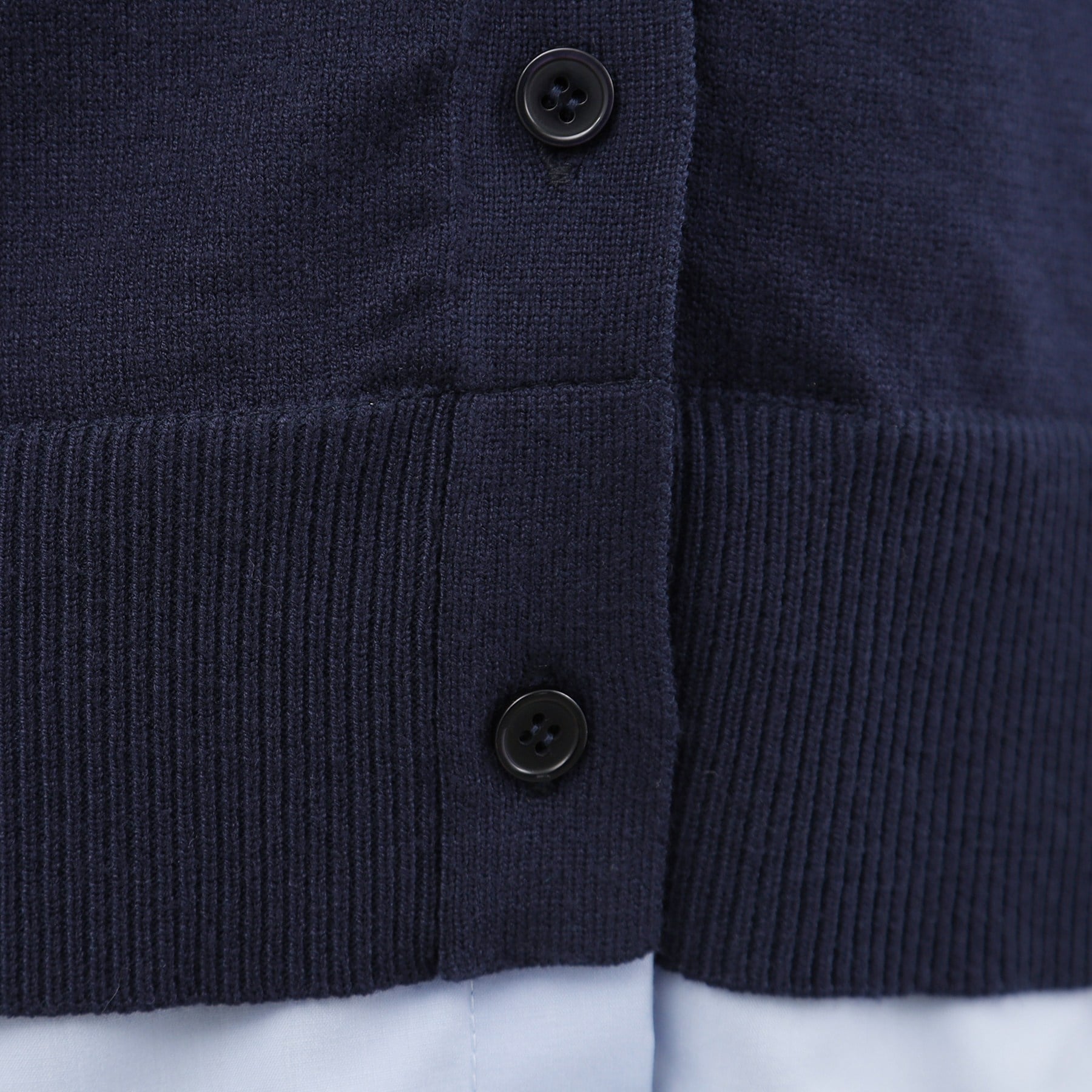 グローブ grove シャツドッキング ニットカーディガン （グレー(012)） グレー(012)