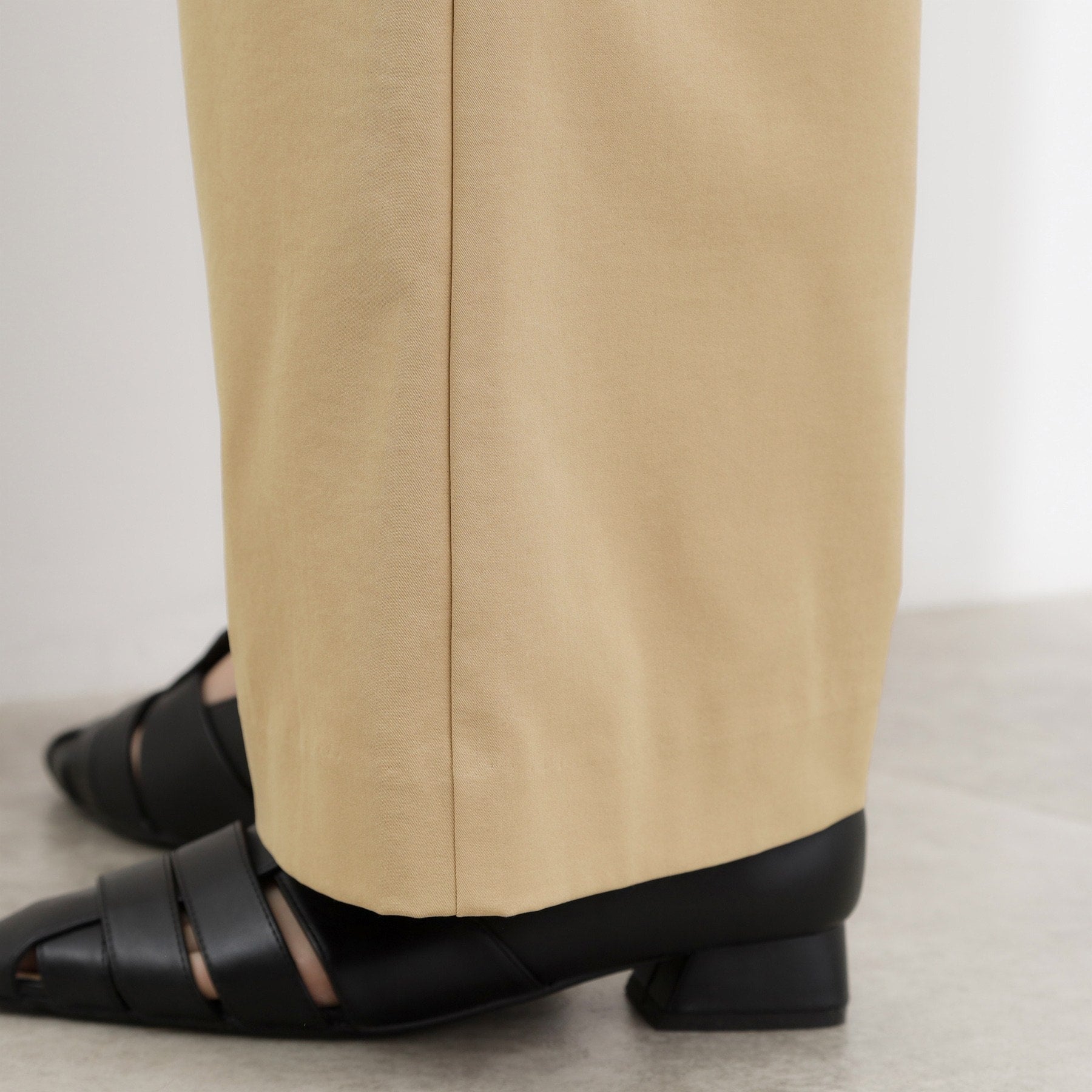 グローブ grove ツータック ワイドチノパンツ （ネイビー(094)） ネイビー(094)