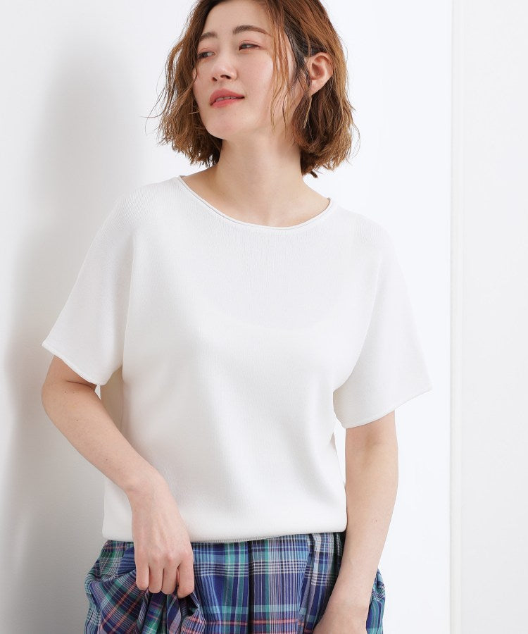 グローブ grove 【シリーズ累計32万枚！名品ニット】やわらかドライタッチ ドルマンニット （オフ(003)） オフ(003)