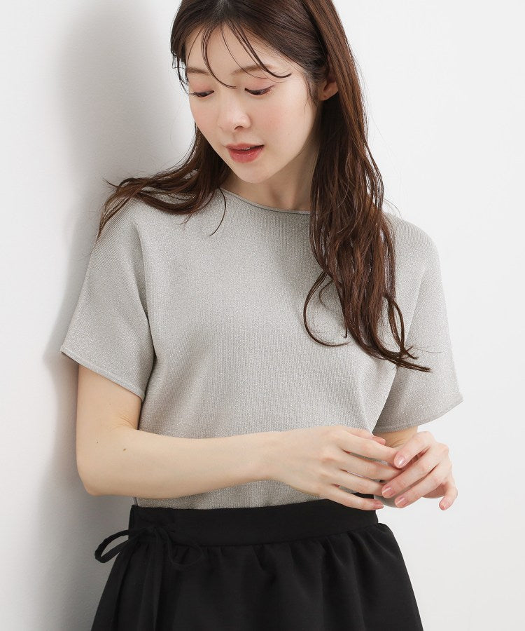 グローブ grove 【シリーズ累計32万枚！名品ニット】やわらかドライタッチ ドルマンニット （オフ(003)） オフ(003)
