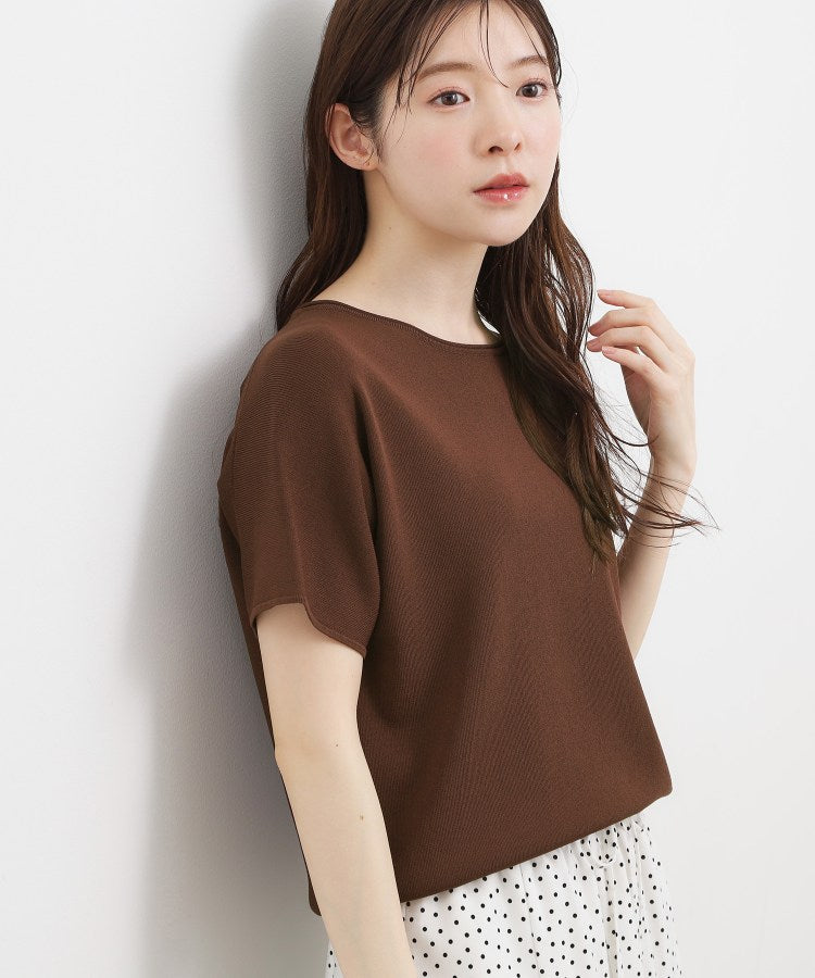 グローブ grove 【シリーズ累計32万枚！名品ニット】やわらかドライタッチ ドルマンニット （オフ(003)） オフ(003)