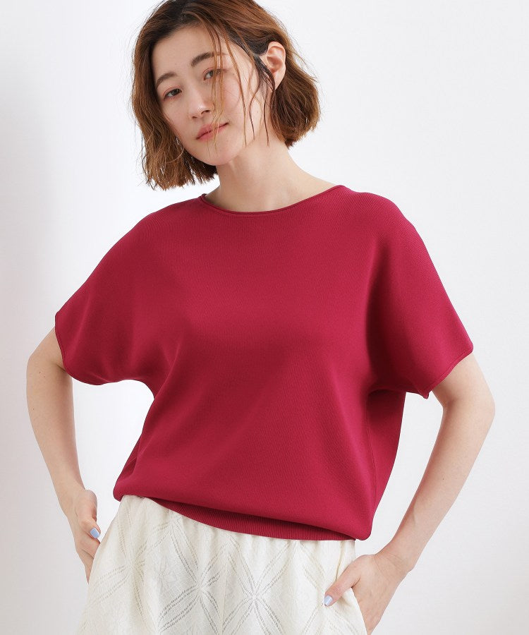 グローブ grove 【シリーズ累計32万枚！名品ニット】やわらかドライタッチ ドルマンニット （オフ(003)） オフ(003)