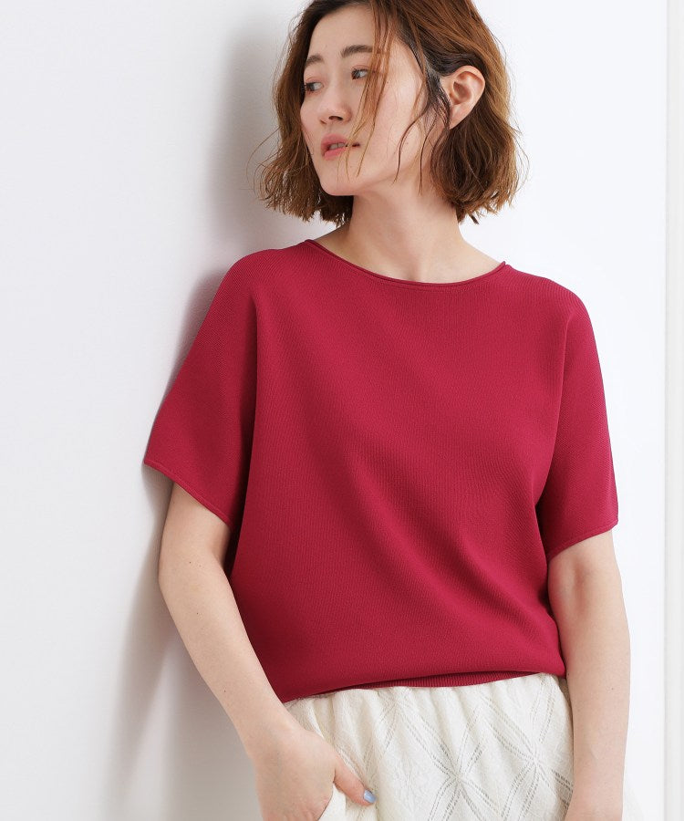 グローブ grove 【シリーズ累計32万枚！名品ニット】やわらかドライタッチ ドルマンニット （オフ(003)） オフ(003)