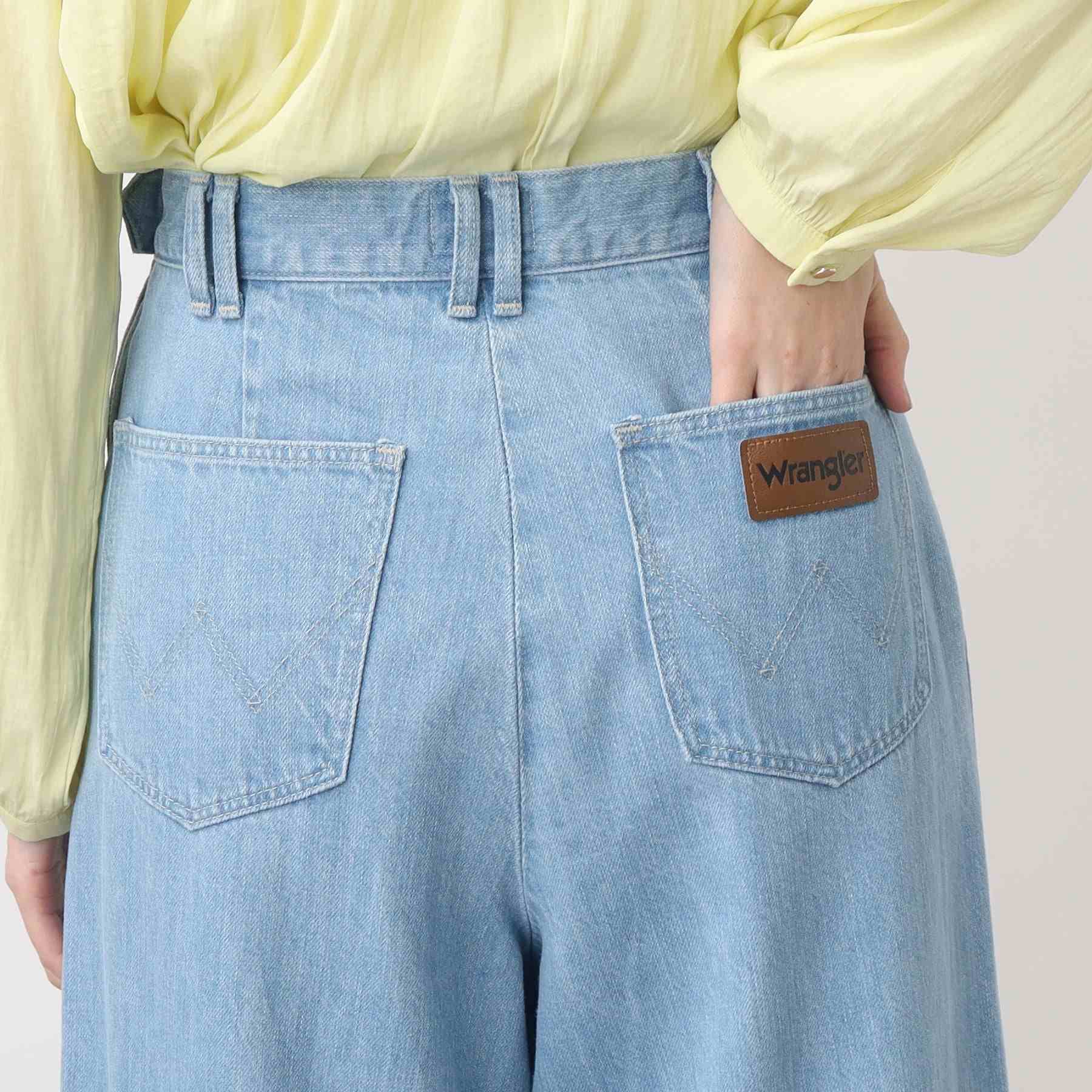 グローブ grove 【別注】Wrangler バギーパンツ （サックス(090)） サックス(090)