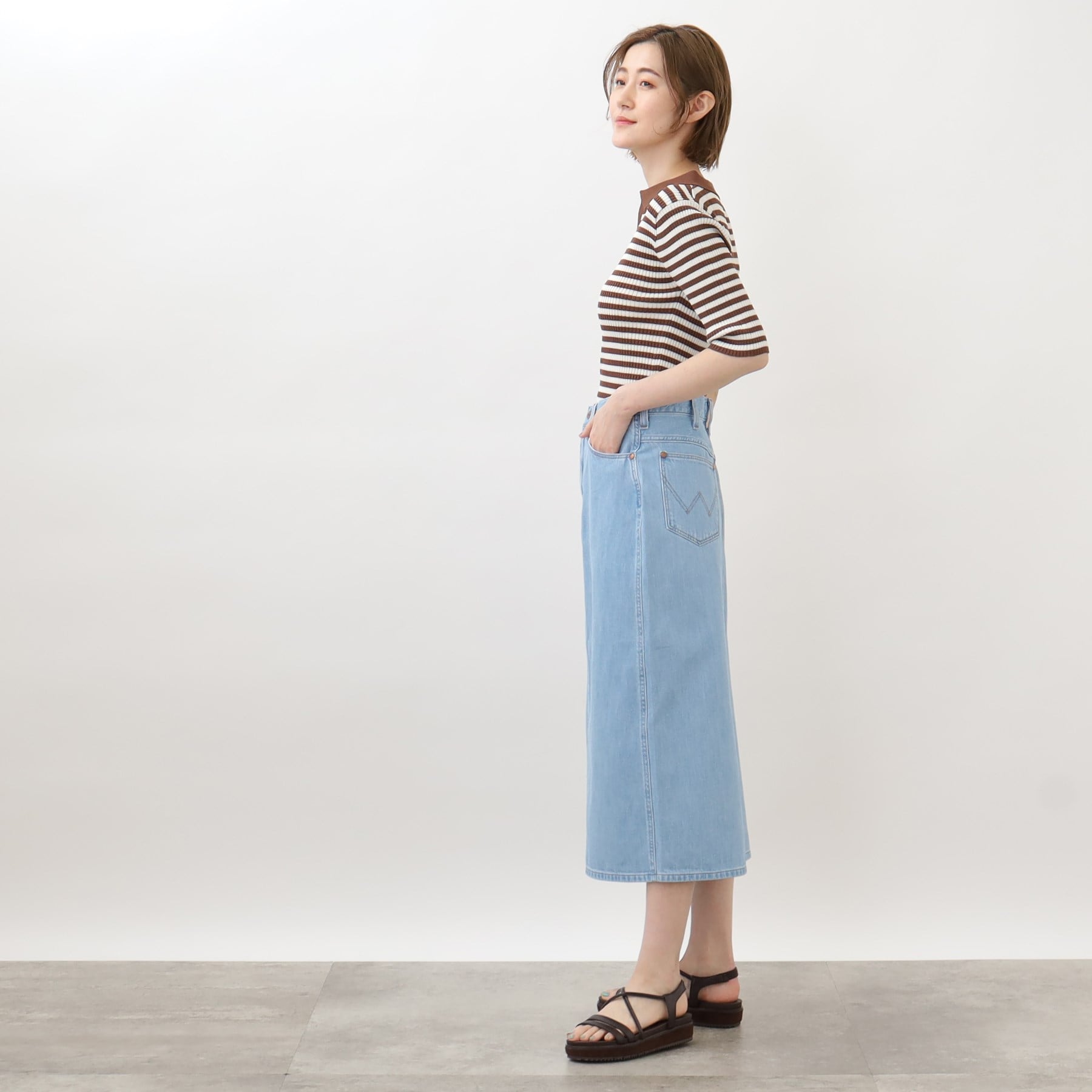 grove [Special order] Wrangler denim skirt