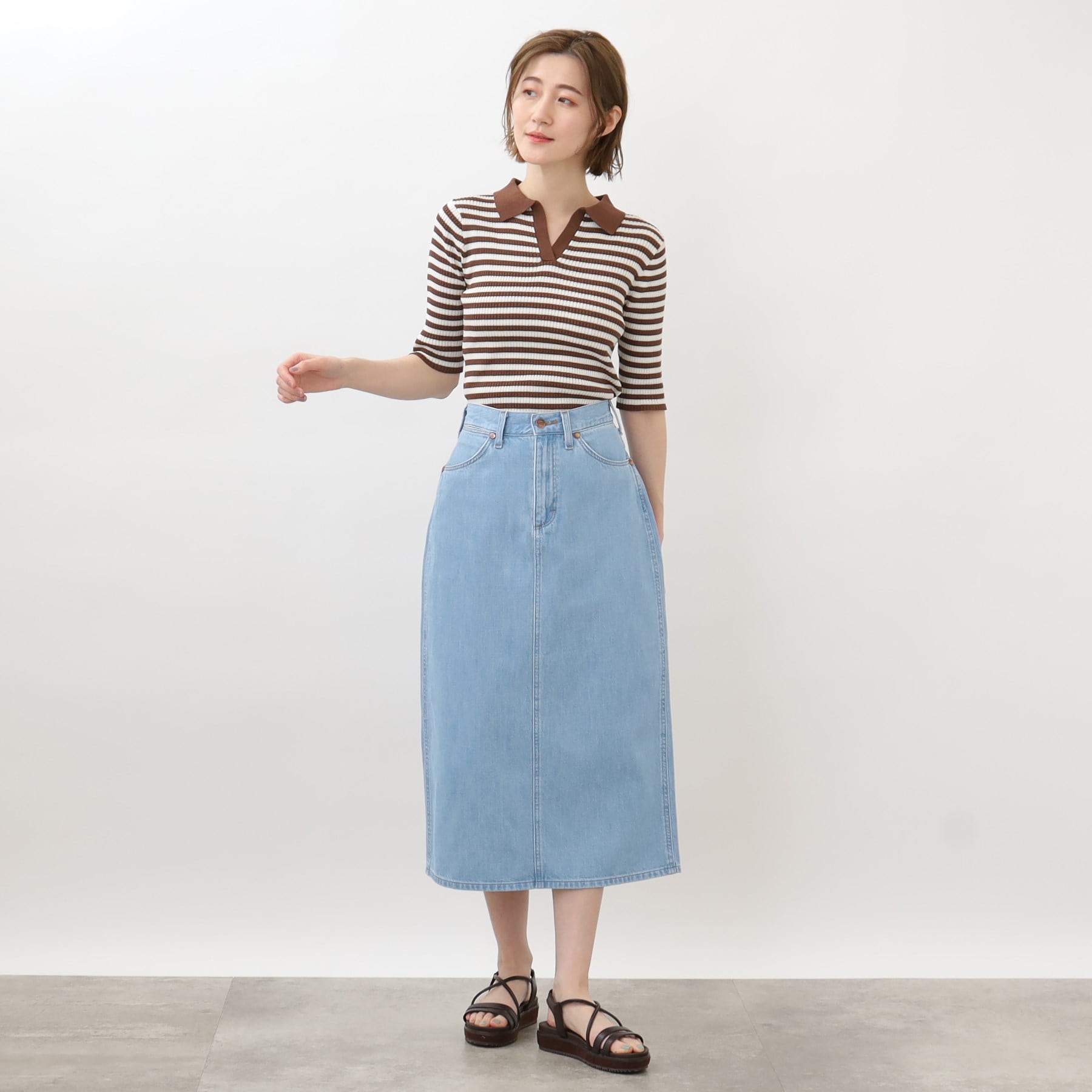 grove [Special order] Wrangler denim skirt