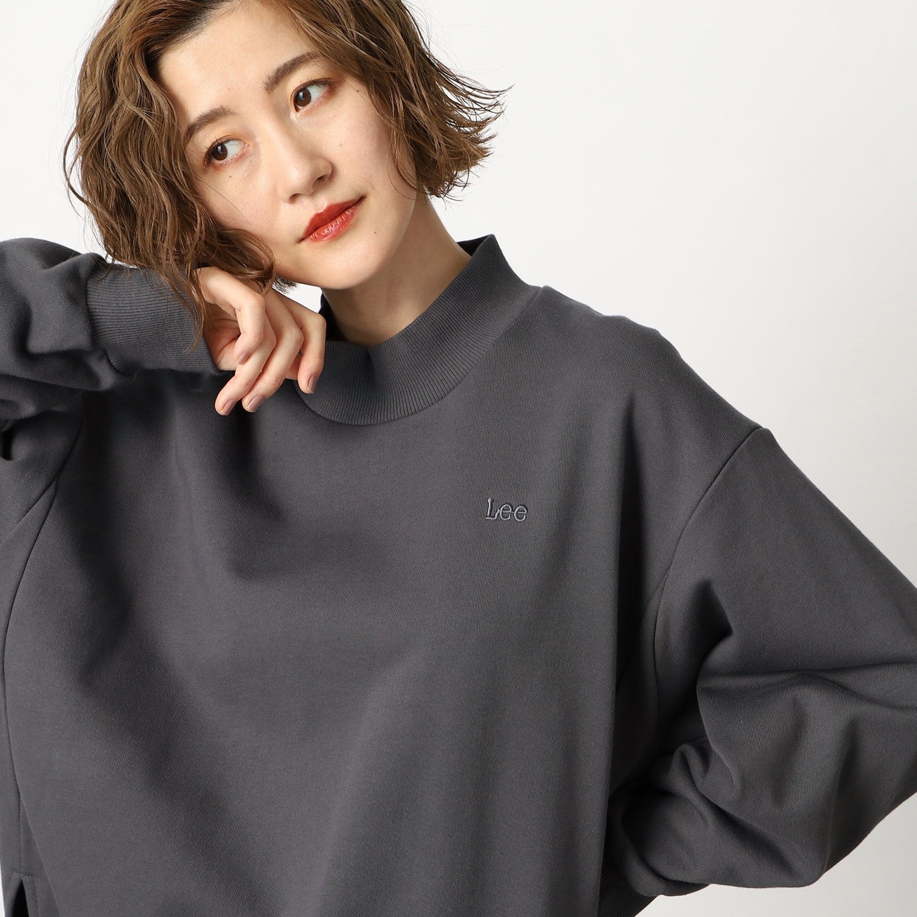 グローブ grove Lee モックネックスウェット