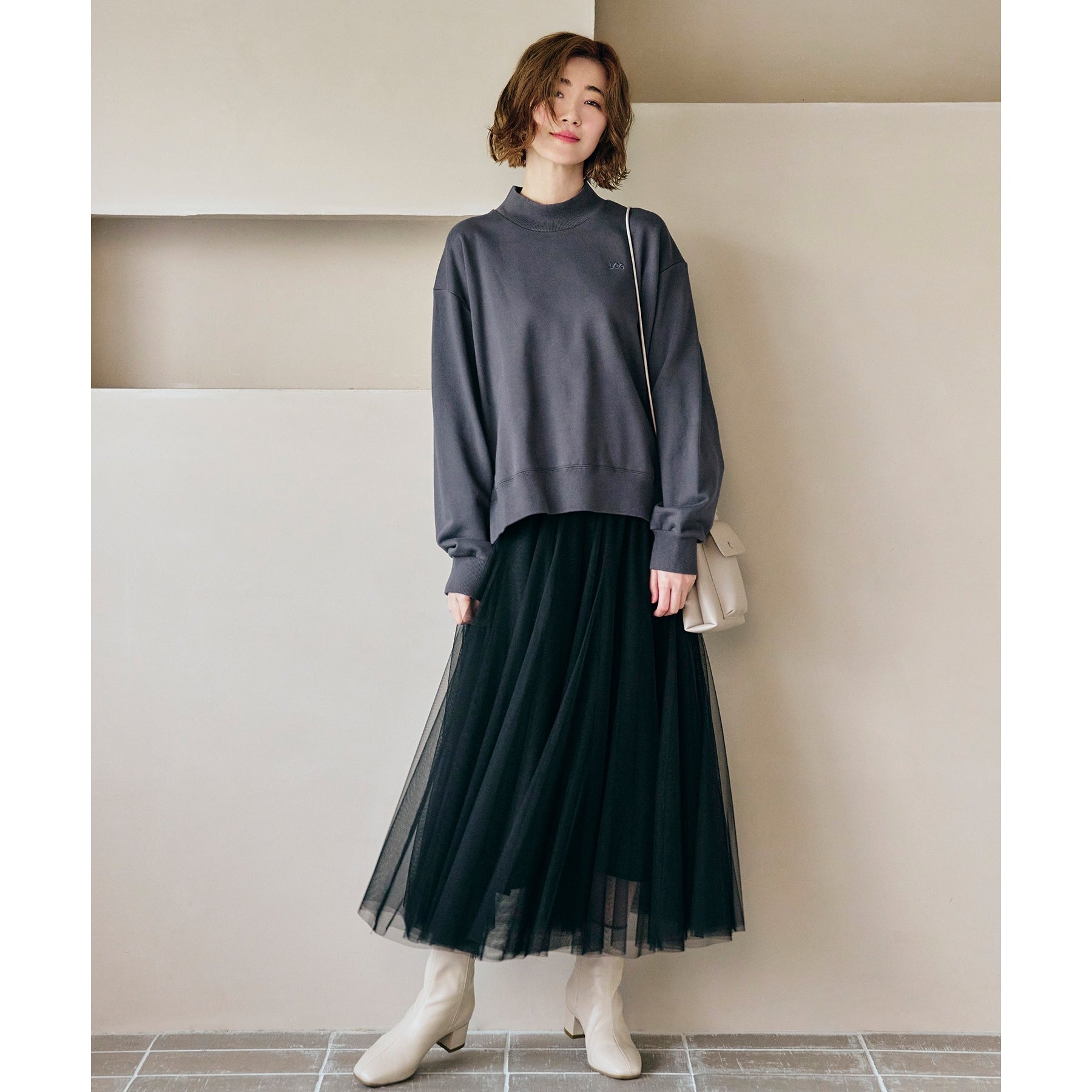 グローブ grove Lee モックネックスウェット