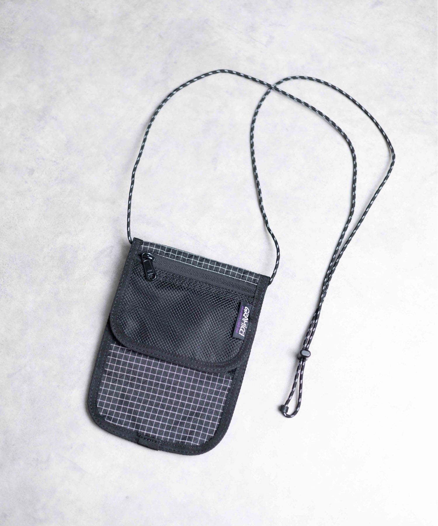 グラミチ GRAMICCI 【GRAMICCI(グラミチ) 】RIPSTOP NECK POUCH （ブラック） ブラック