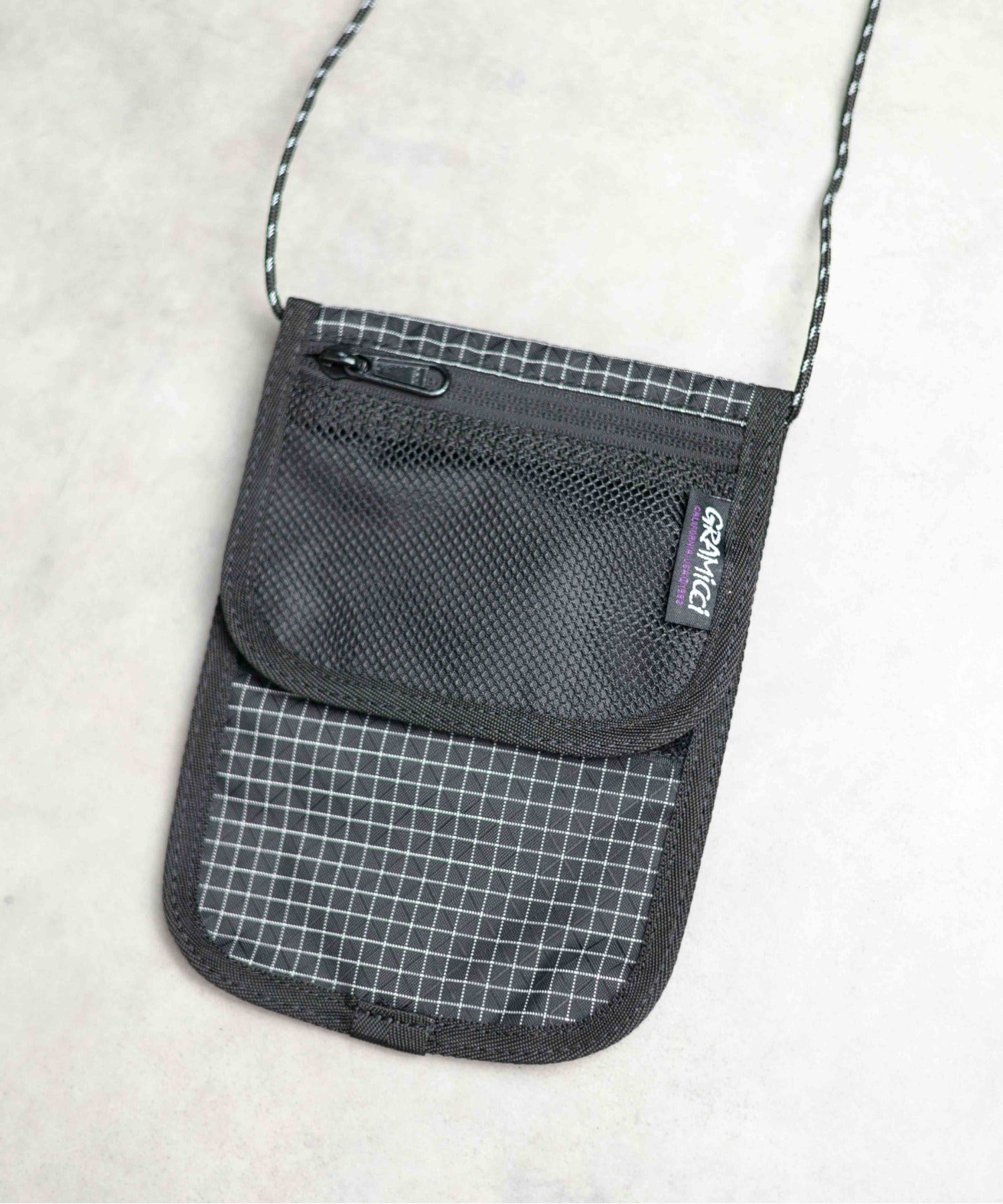 グラミチ GRAMICCI 【GRAMICCI(グラミチ) 】RIPSTOP NECK POUCH （ブラック） ブラック