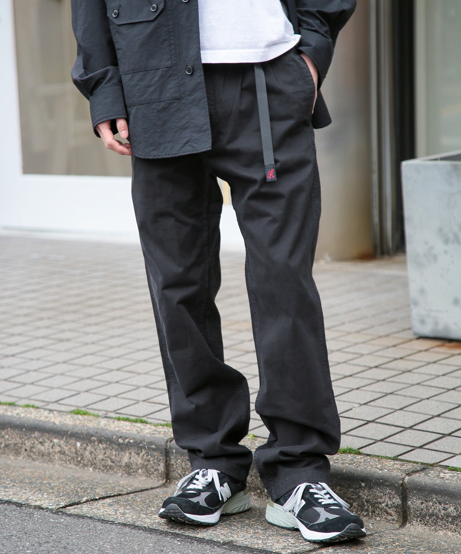 GRAMICCI [GRAMICCI] NN-PANT CROPPED G109-OGS 有機棉彈力斜紋錐形輪廓