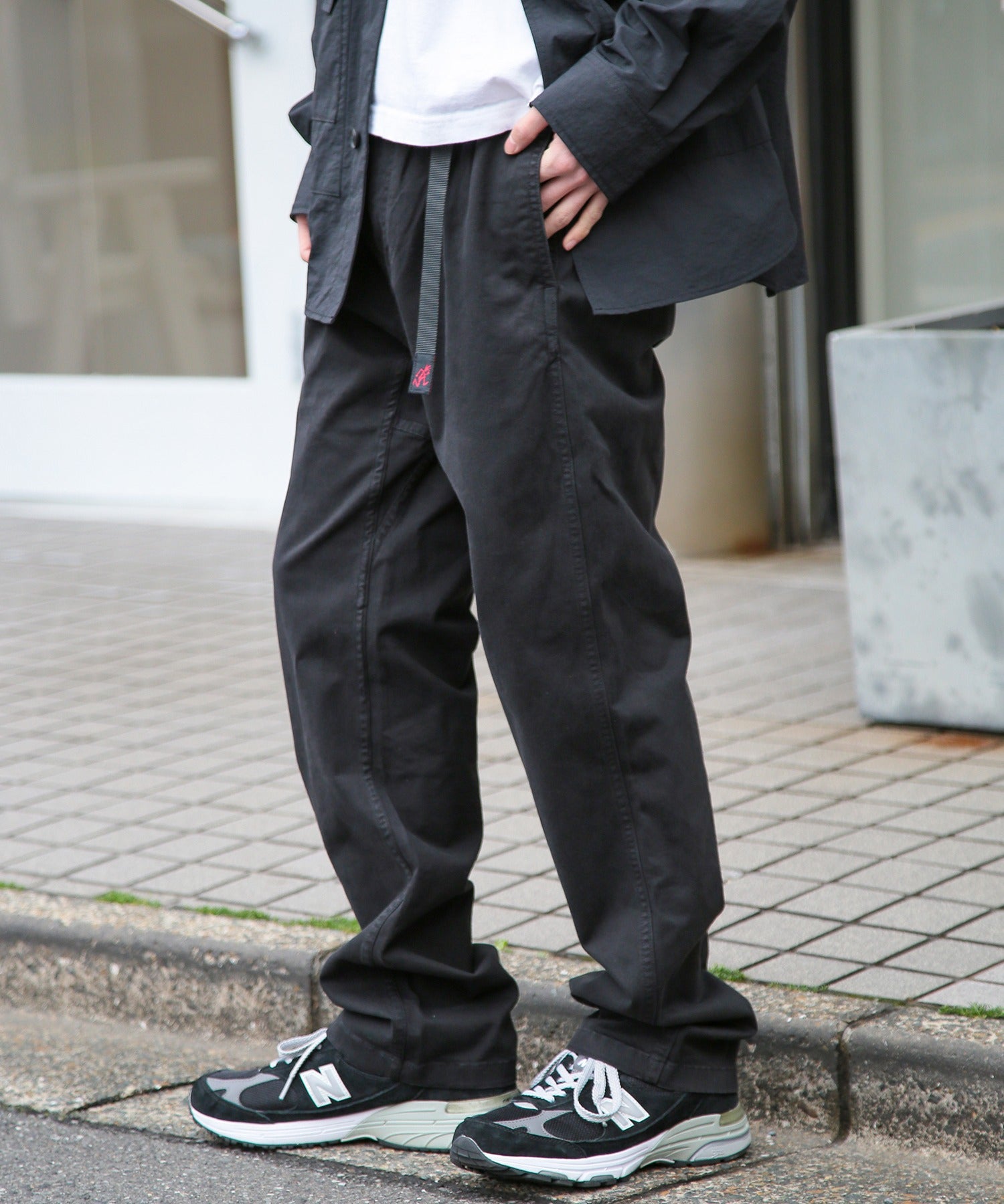 GRAMICCI [GRAMICCI] NN-PANT CROPPED G109-OGS 有機棉彈力斜紋錐形輪廓