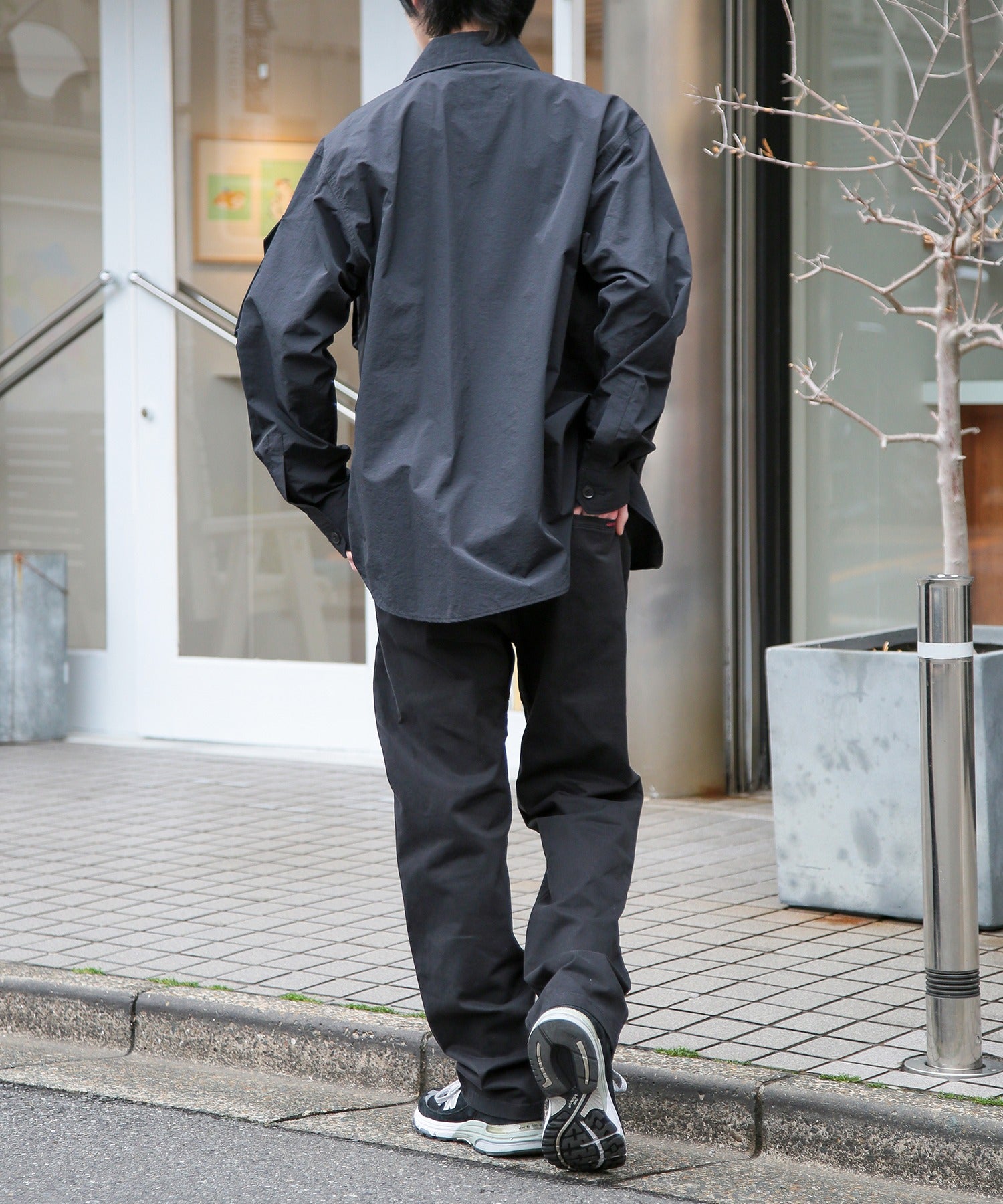 GRAMICCI [GRAMICCI] NN-PANT CROPPED G109-OGS 有機棉彈力斜紋錐形輪廓