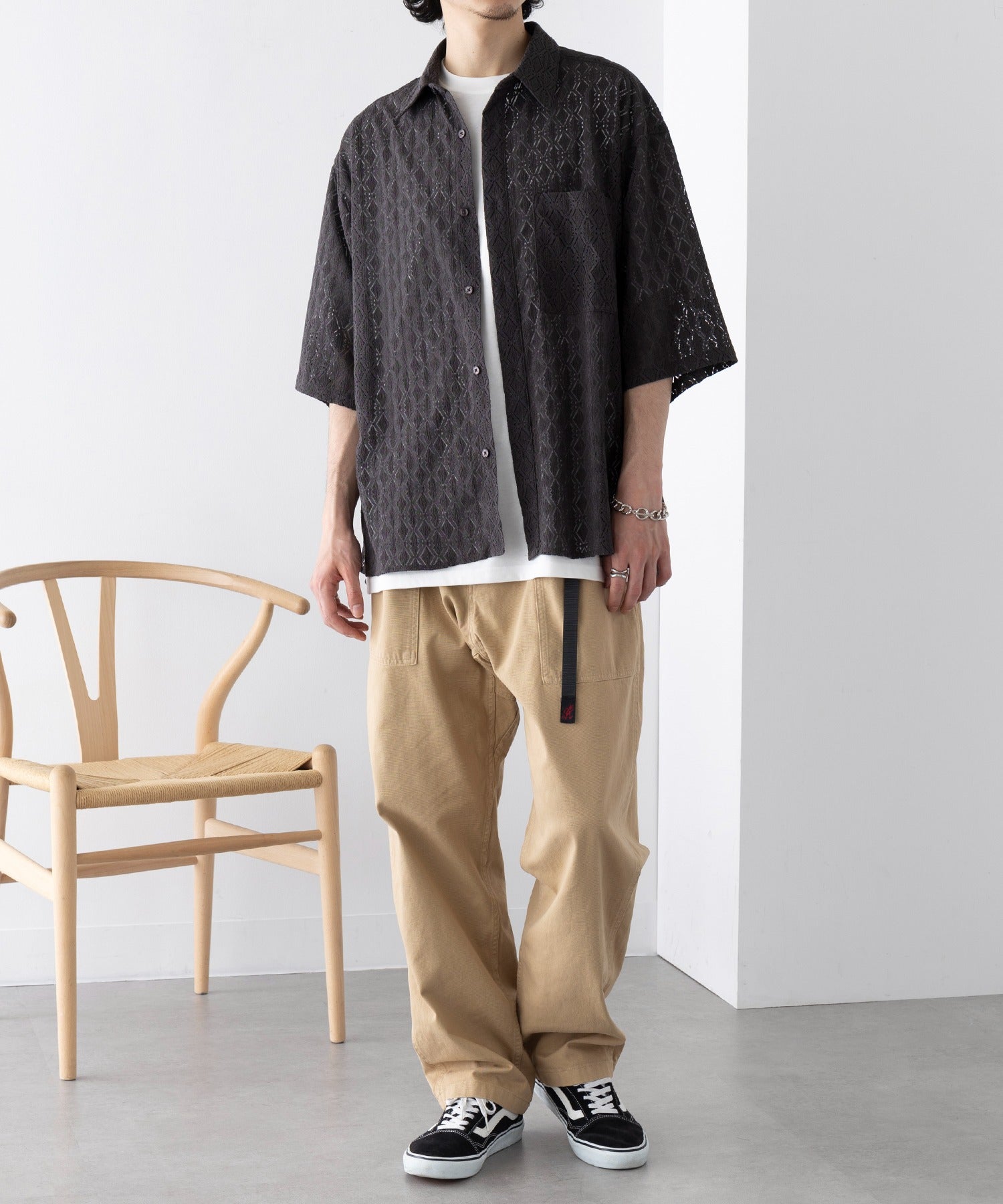 グラミチ GRAMICCI LOOSE TAPERED RIDGE PANT G114-OGT （ベージュ） ベージュ