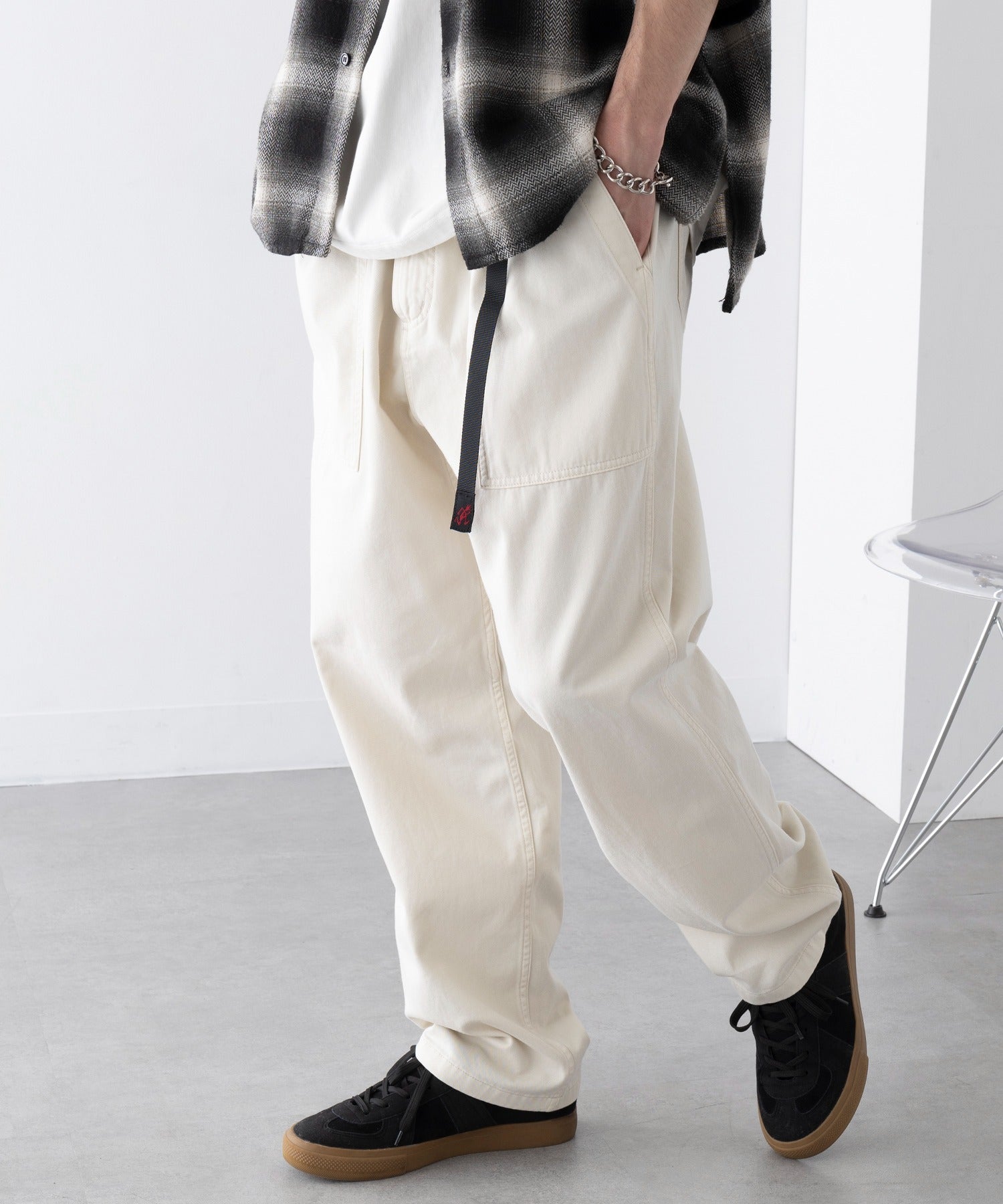 グラミチ GRAMICCI LOOSE TAPERED RIDGE PANT G114-OGT （グレイッシュベージュ） グレイッシュベージュ