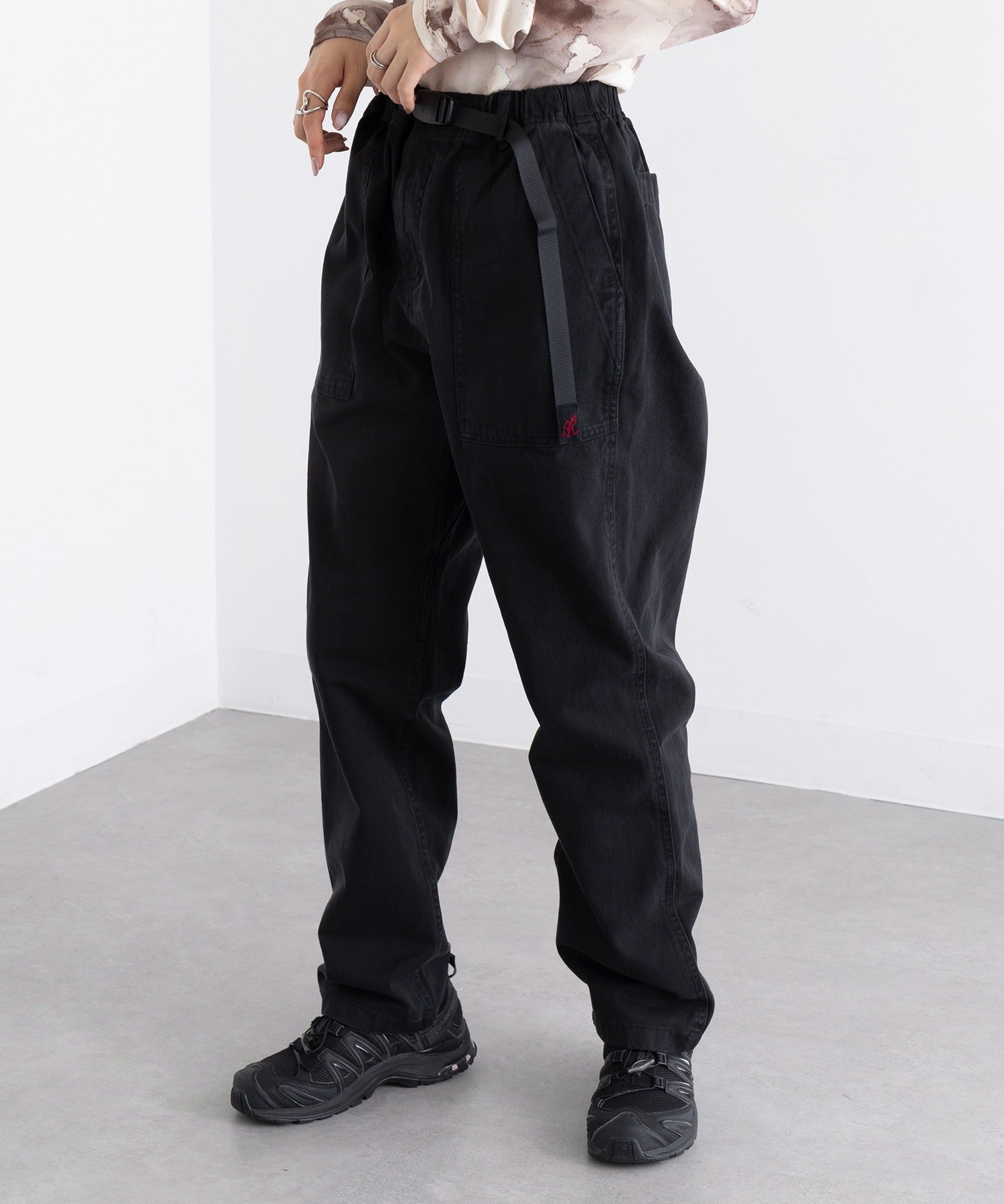 グラミチ GRAMICCI LOOSE TAPERED RIDGE PANT G114-OGT （ブラック） ブラック