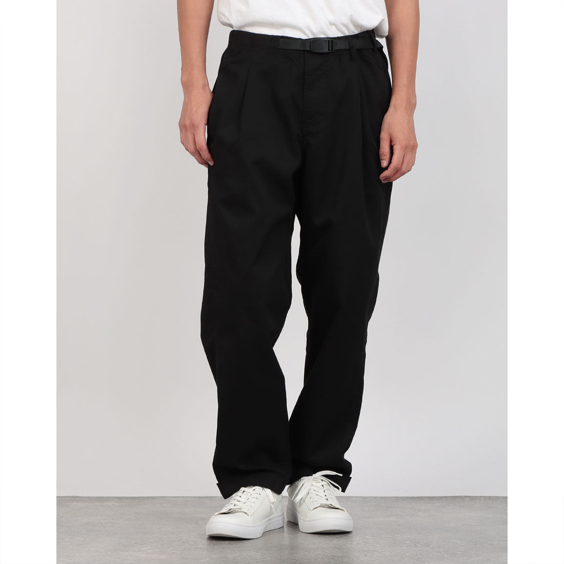 グラミチ GRAMICCI T/C TWILL TUCK TAPERED PANT （ブラック） ブラック