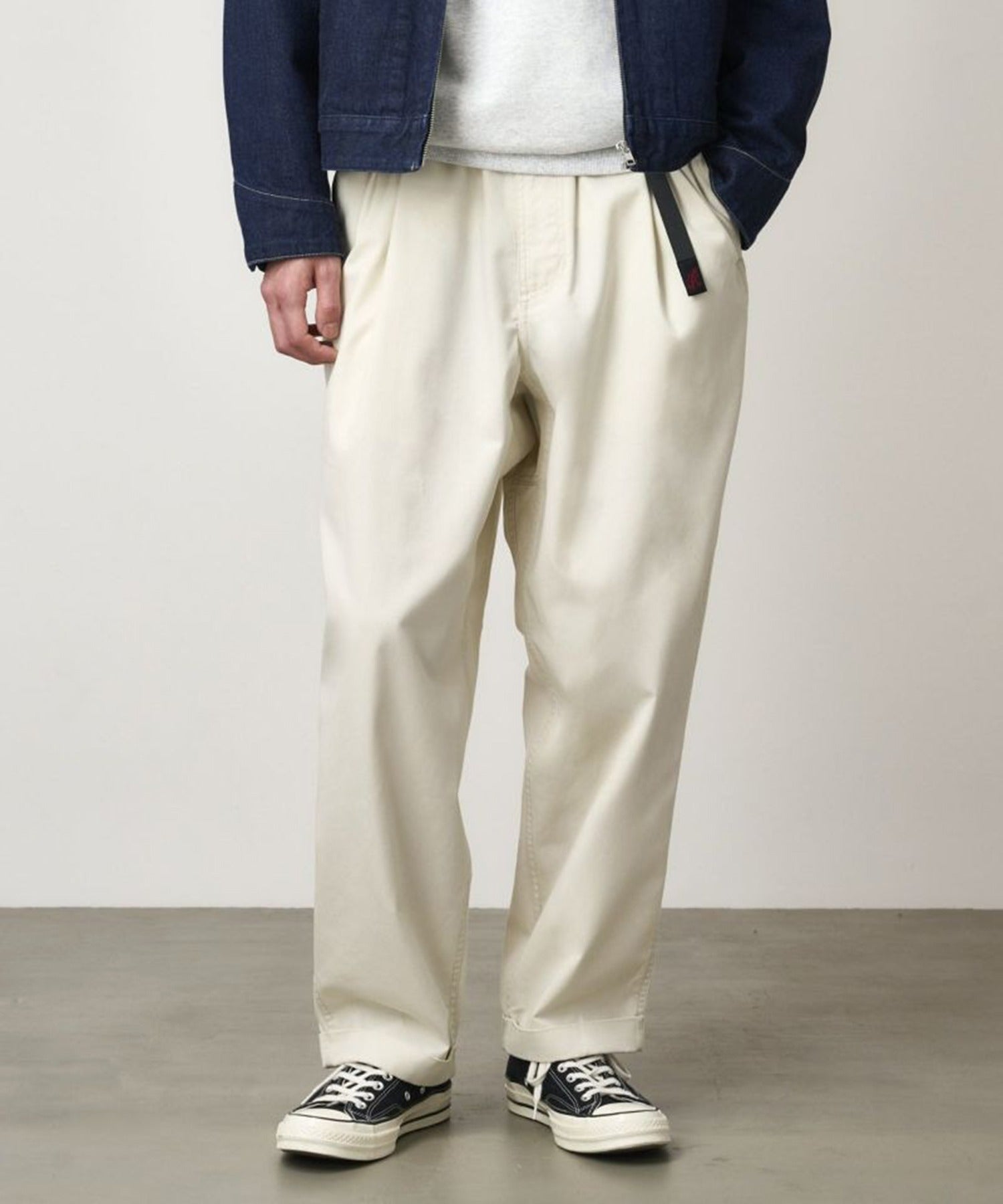 グラミチ GRAMICCI T/C TWILL TUCK TAPERED PANT （グレー系その他） グレー系その他