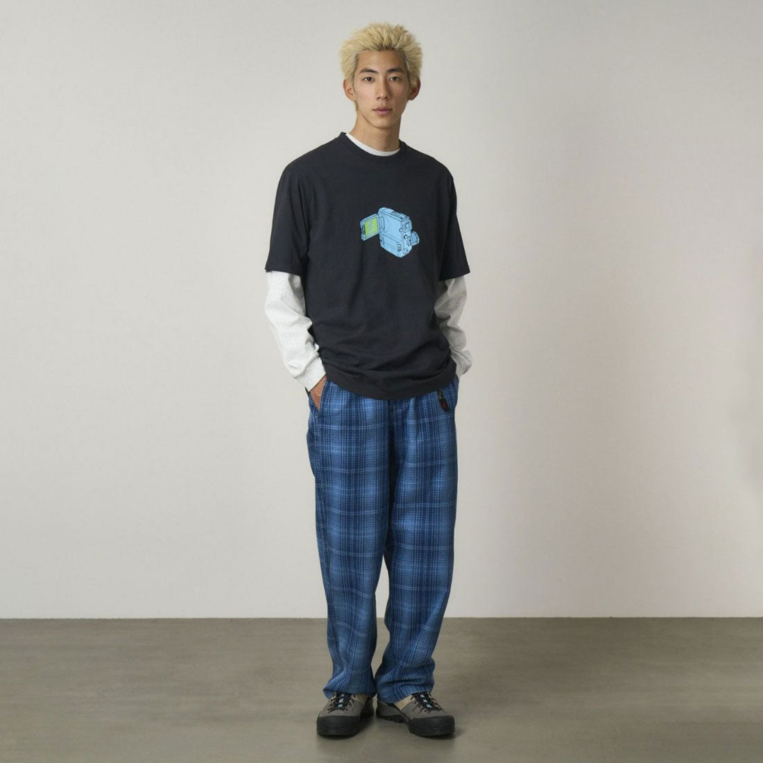 グラミチ GRAMICCI O.G.デニムプラッドパンツ（O.G. DENIM PLAID PANT） （INDIGO CHECKERED PLA） INDIGO CHECKERED PLA