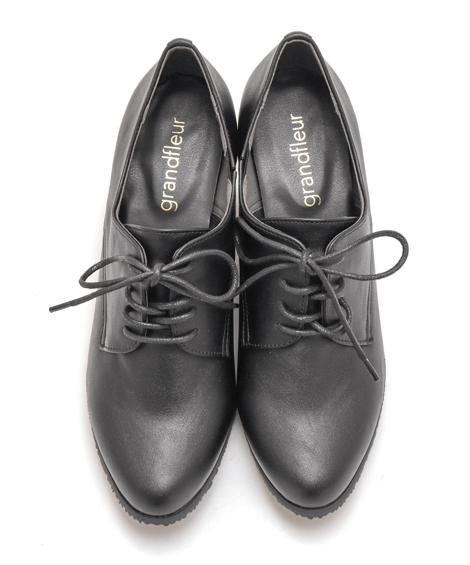 grandfleur grandfleur lightweight lace-up booties with rubber slit