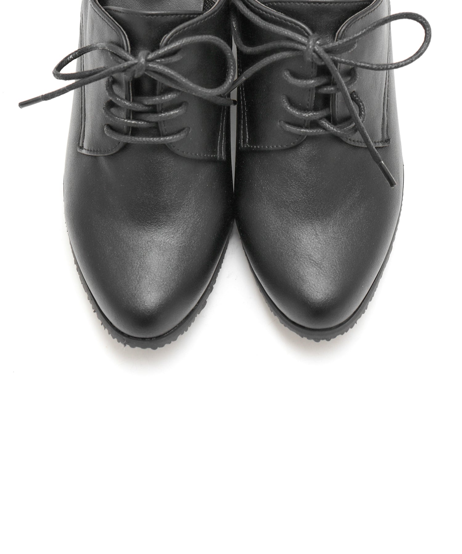 grandfleur grandfleur lightweight lace-up booties with rubber slit