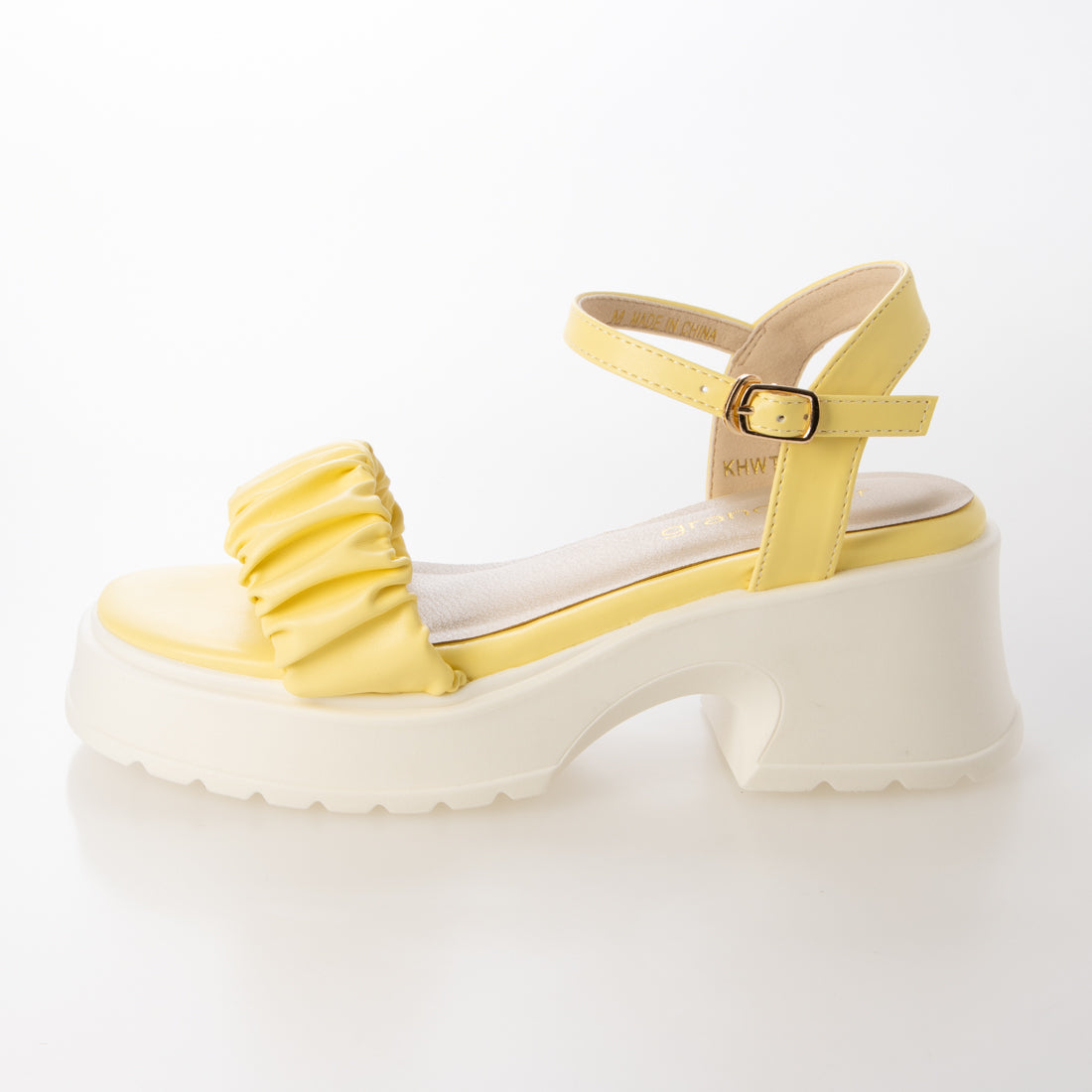 グランドフルール grandfleur レディースカジュアルサンダル （YE） YE