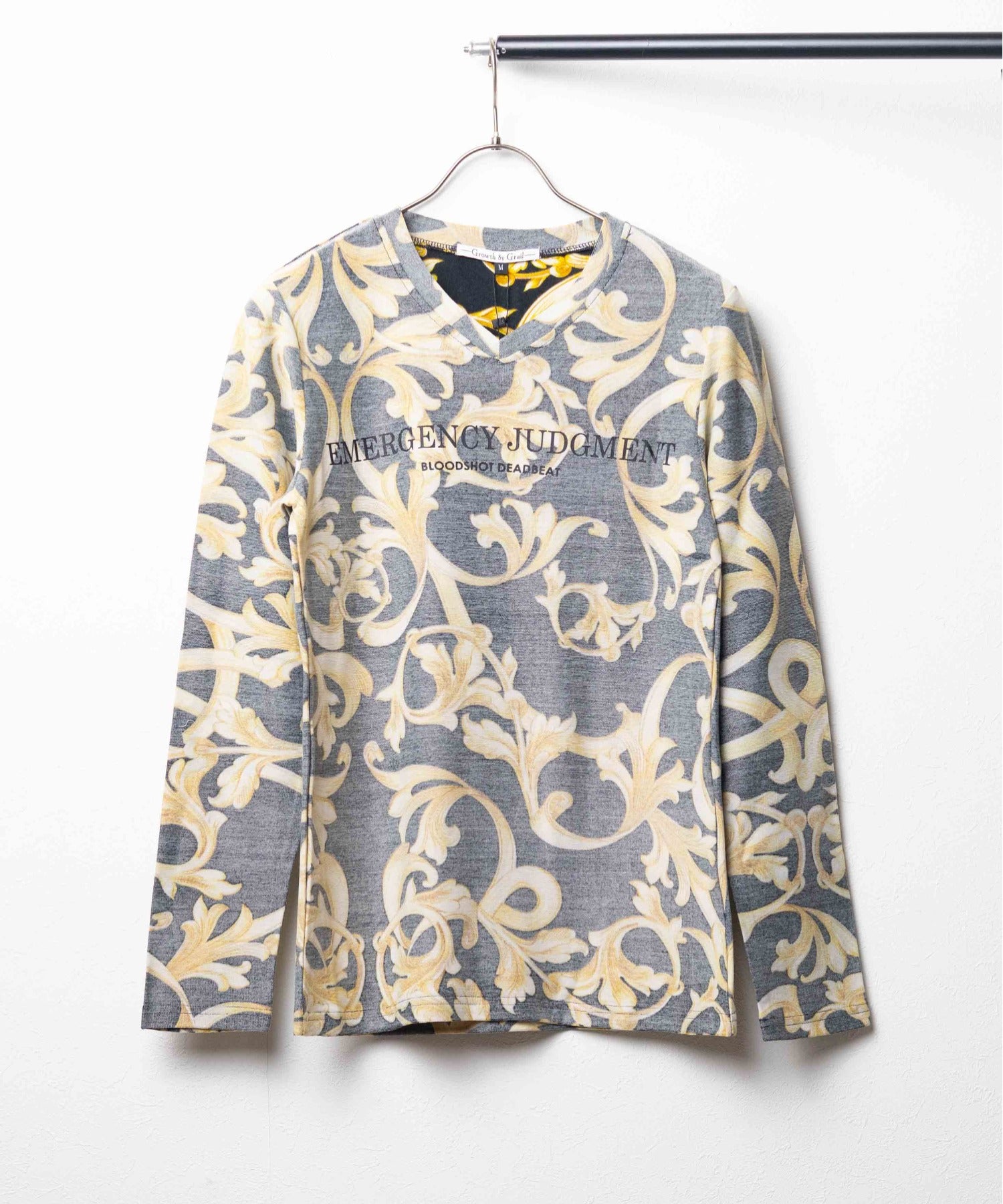 グロースバイグレイル Growth by Grail 【Growth by Grail】クラシックデザイン裏使いVネックL/S （その他1） その他1