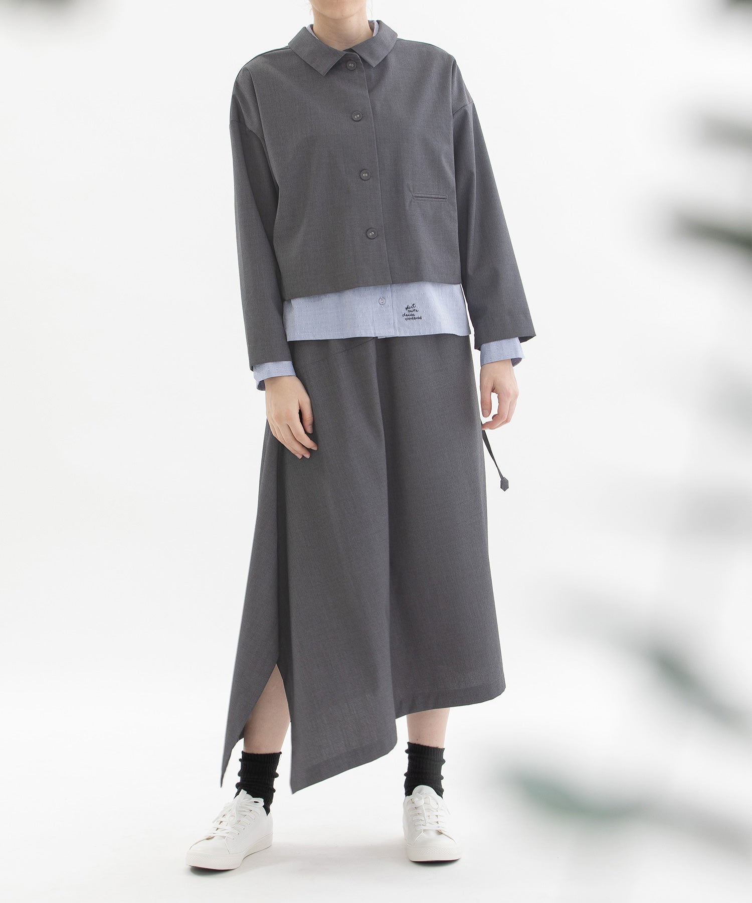 ノップドゥノッド nop de nod トロ2wayクロップドジャケット