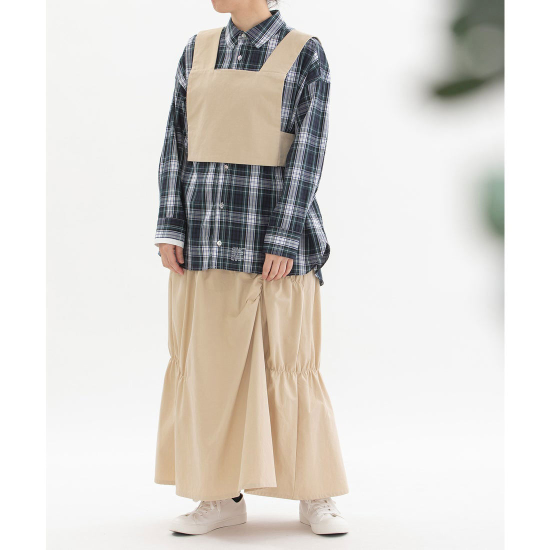 Nop de Nod Cotton Linen Denim Cotton Twill Bustier Vest