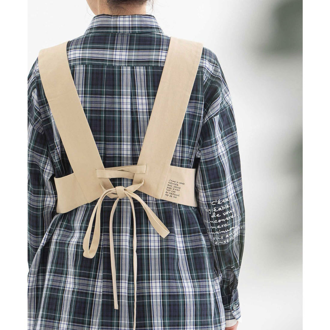 Nop de Nod Cotton Linen Denim Cotton Twill Bustier Vest