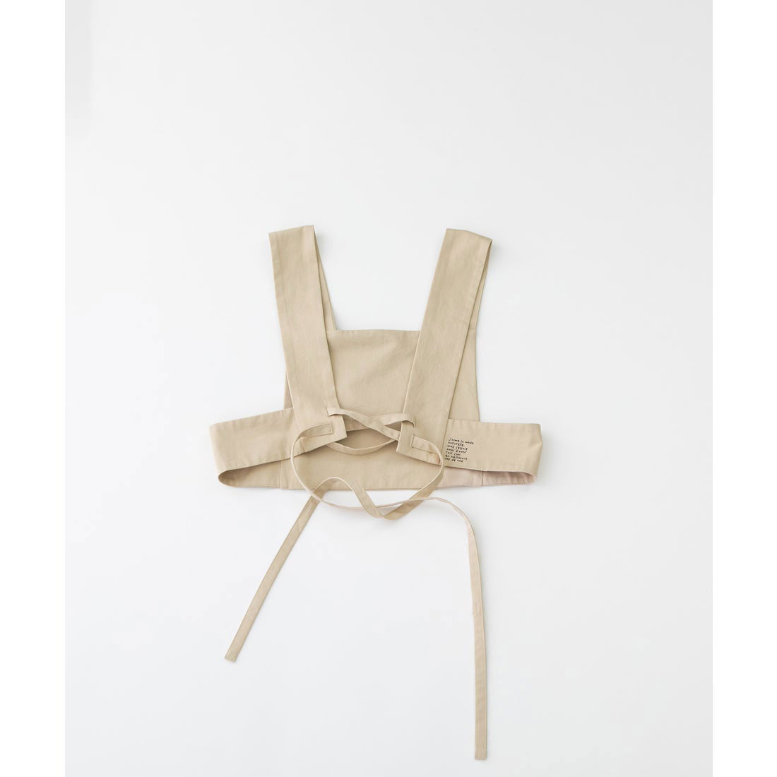 Nop de Nod Cotton Linen Denim Cotton Twill Bustier Vest