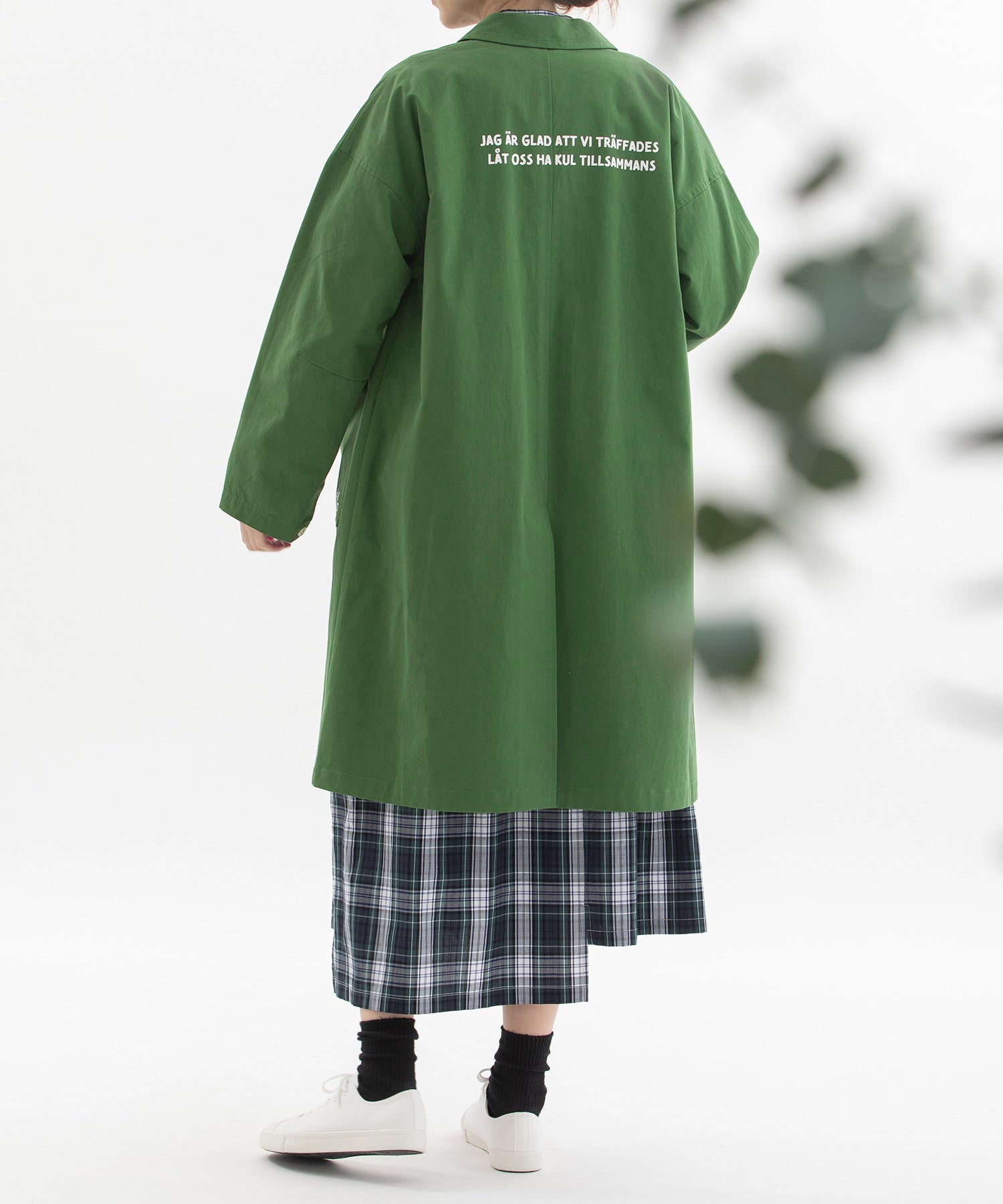 Nop de Nod Cotton Twill Back Logo Lab Coat