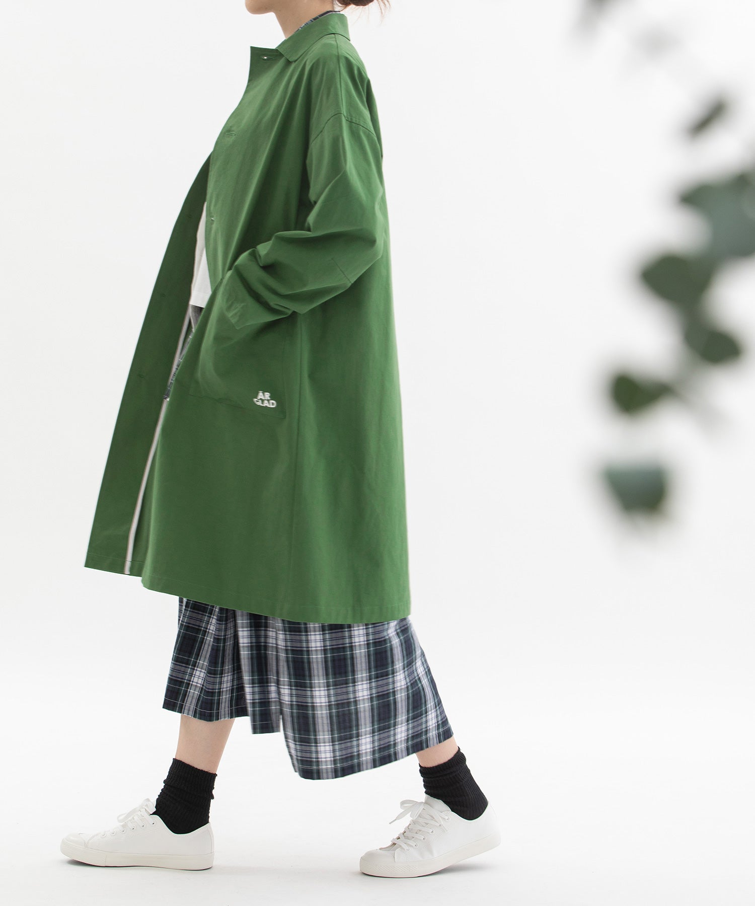 Nop de Nod Cotton Twill Back Logo Lab Coat