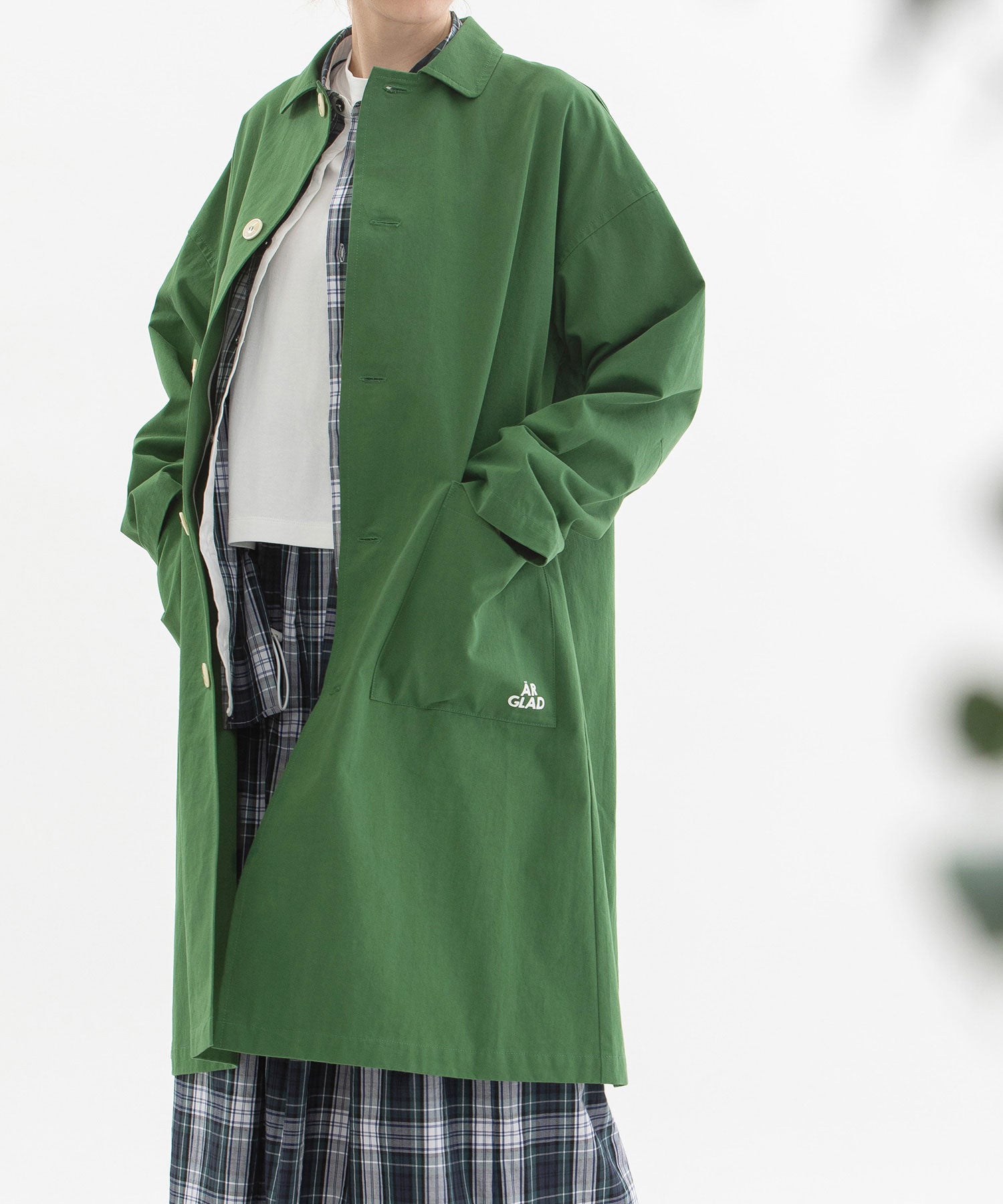 Nop de Nod Cotton Twill Back Logo Lab Coat