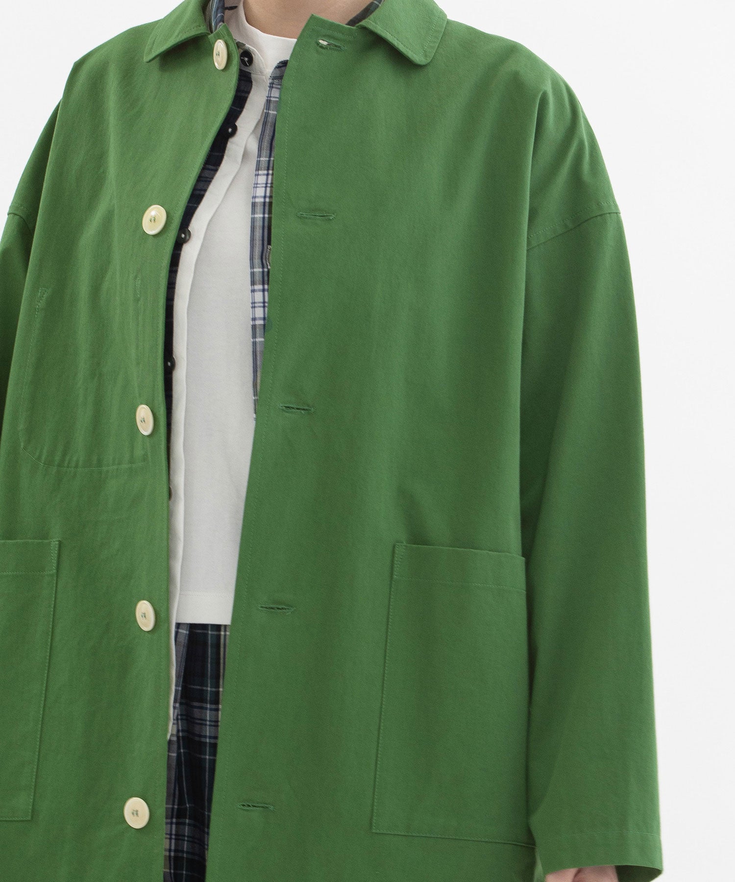 Nop de Nod Cotton Twill Back Logo Lab Coat