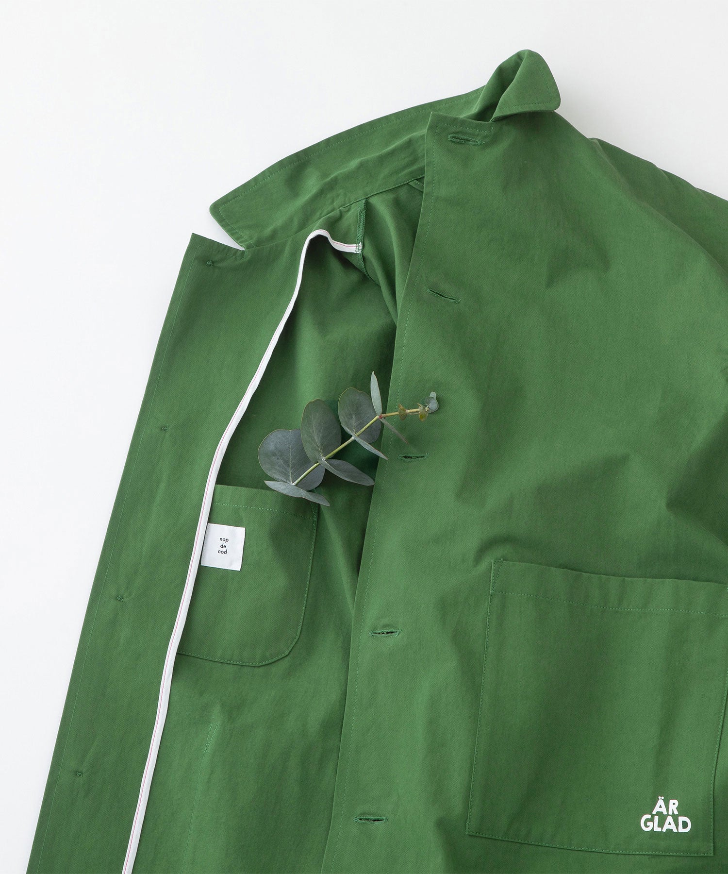 Nop de Nod Cotton Twill Back Logo Lab Coat