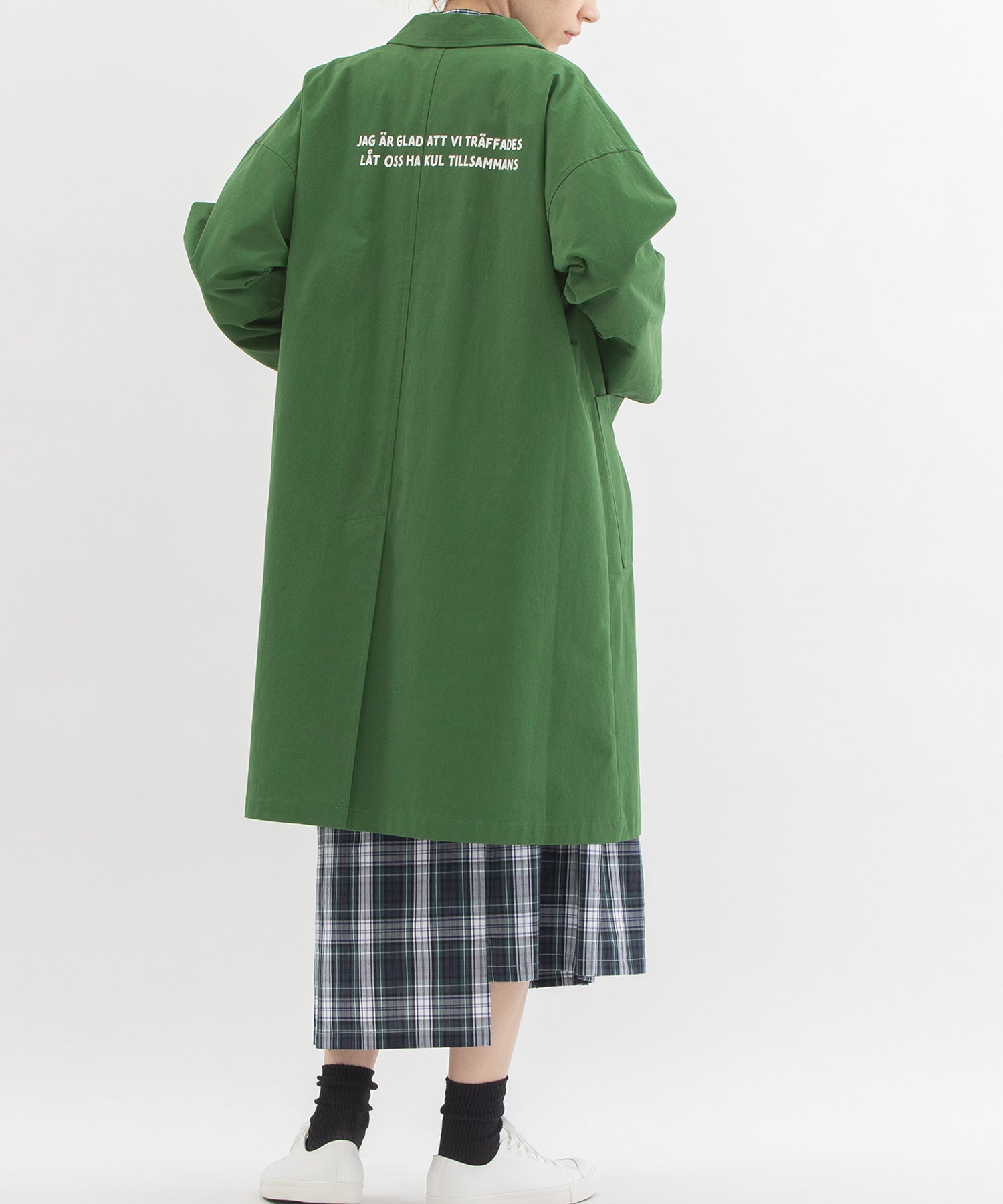 Nop de Nod Cotton Twill Back Logo Lab Coat