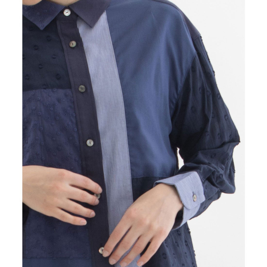 Nop de Nod Miscellaneous Material Use Fluffy Shirt