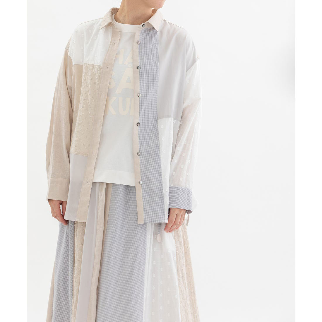 Nop de Nod Miscellaneous Material Use Fluffy Shirt