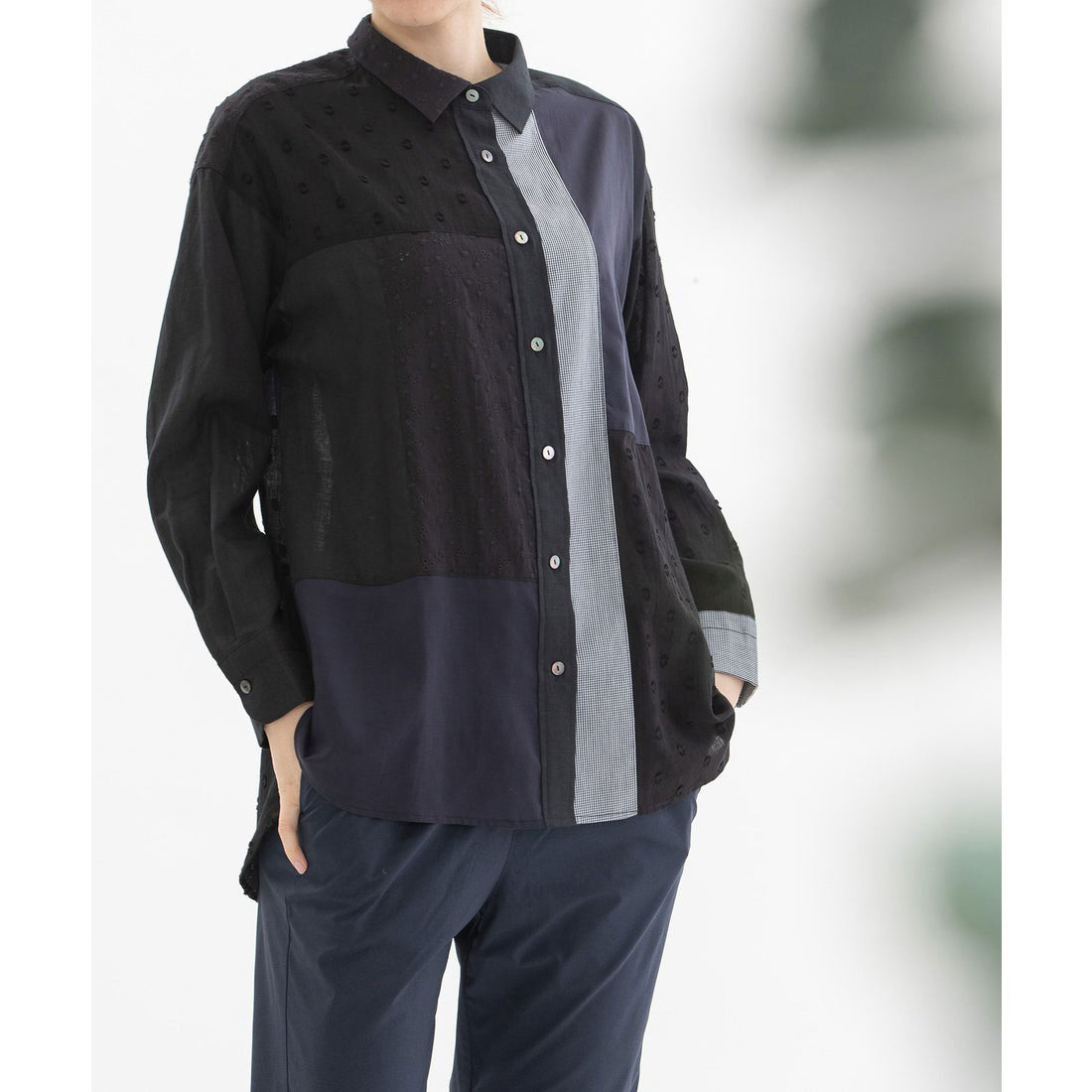 Nop de Nod Miscellaneous Material Use Fluffy Shirt